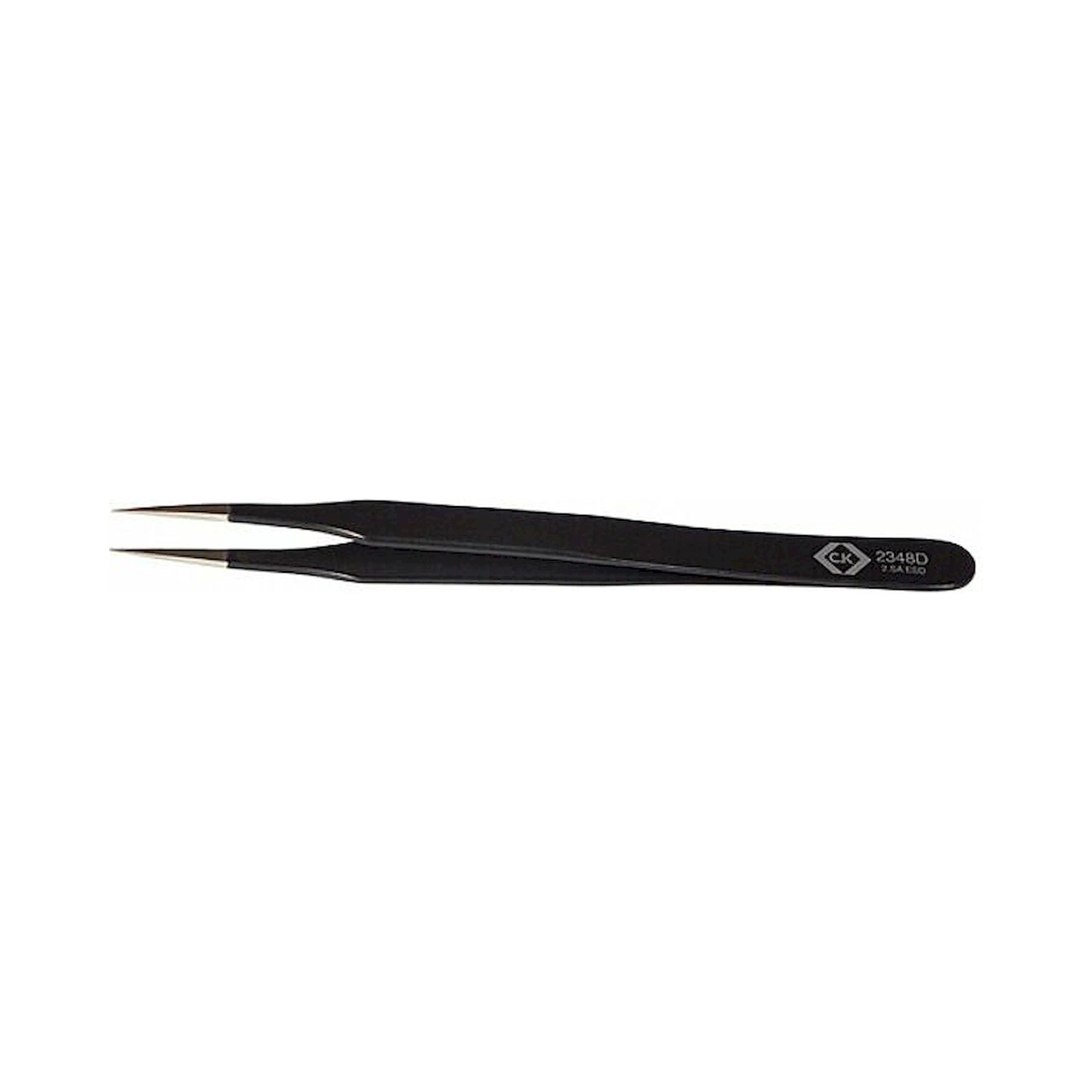 C.K T2348D. ESD precision tweezers 2.SA ESD, 120 mm
