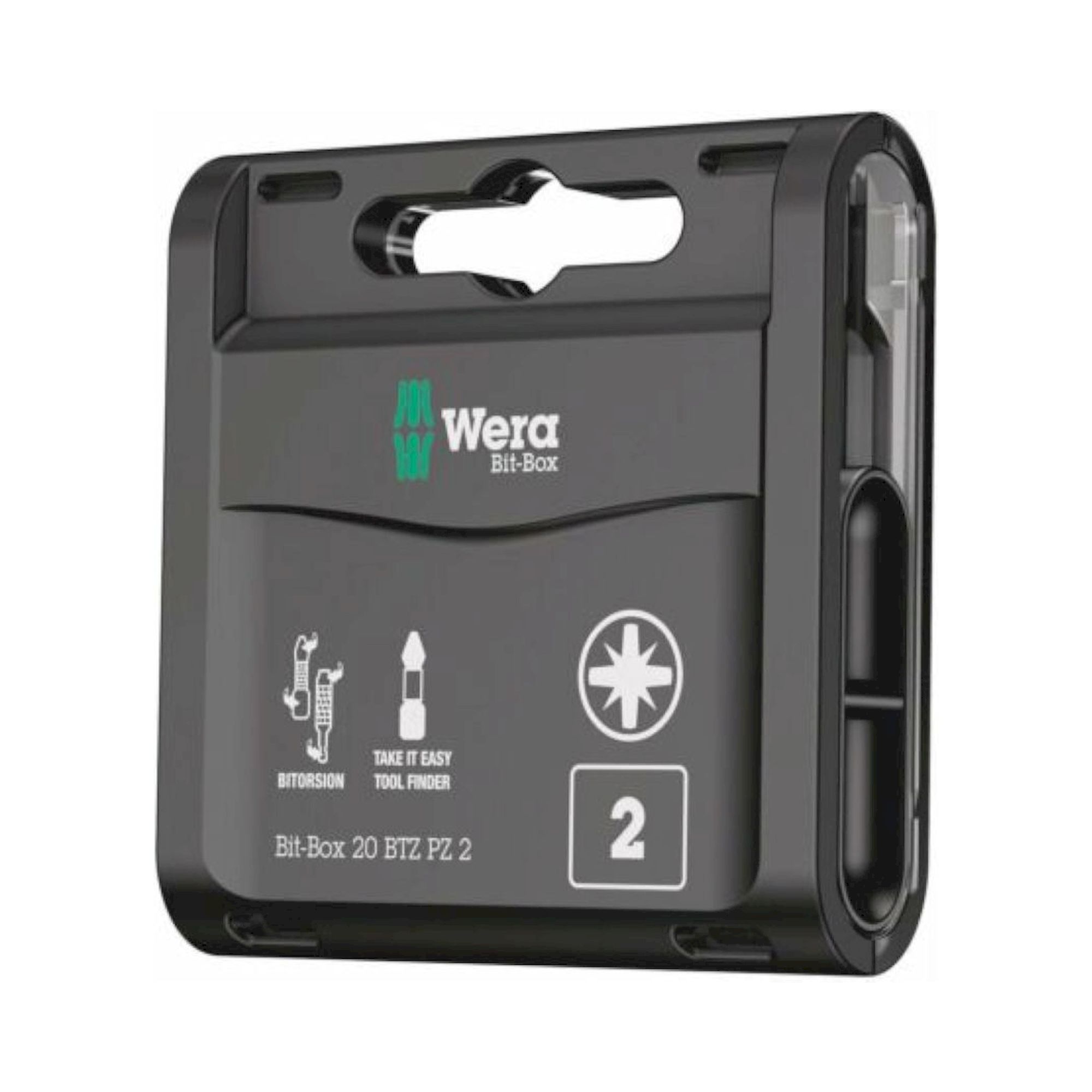 Wera 05057761001. Bit-Box 20 BTZ PZ, PZ 2 x 25 mm, 20-teilig