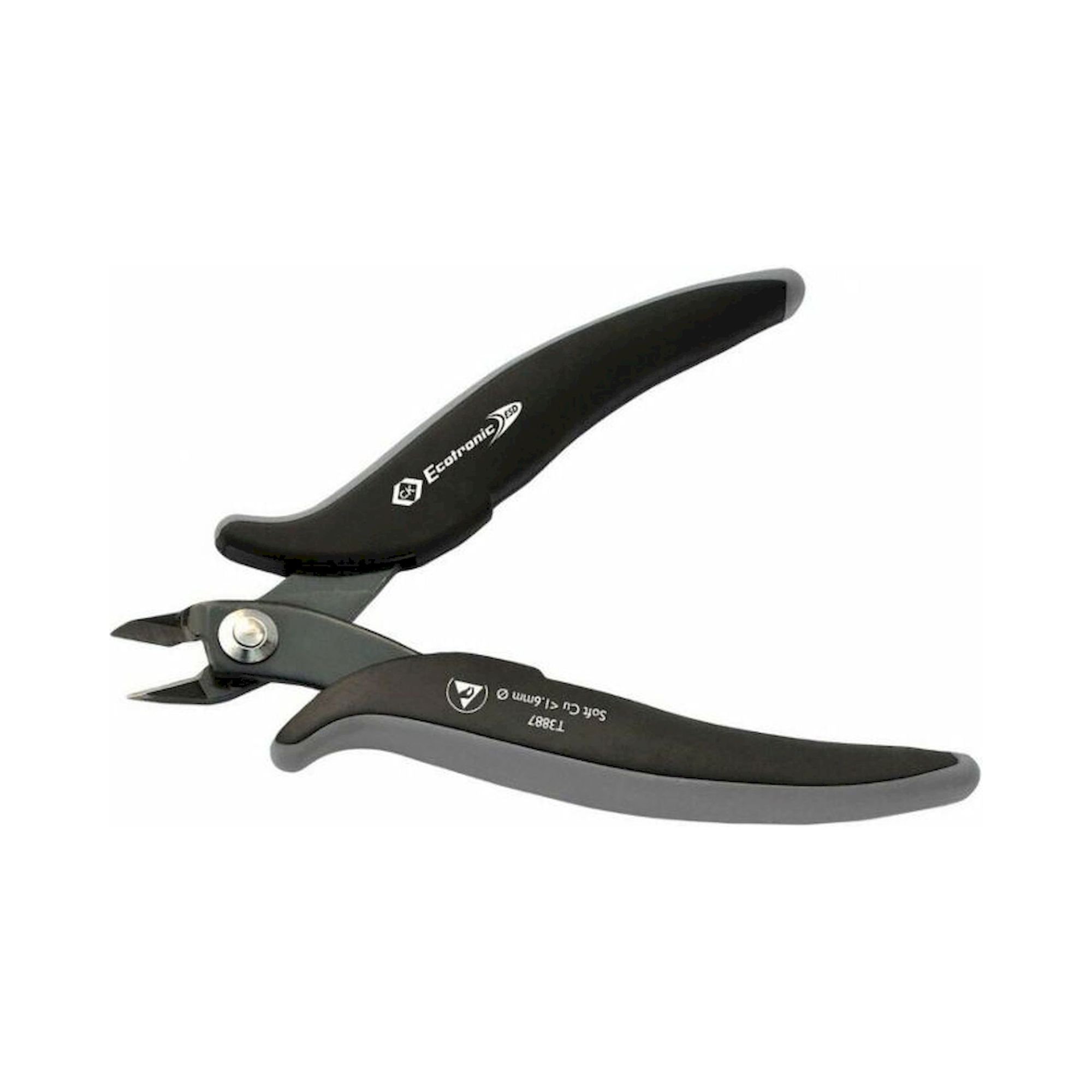 C.K T3887. Ecotronic ESD Seitenschneider, 136 mm