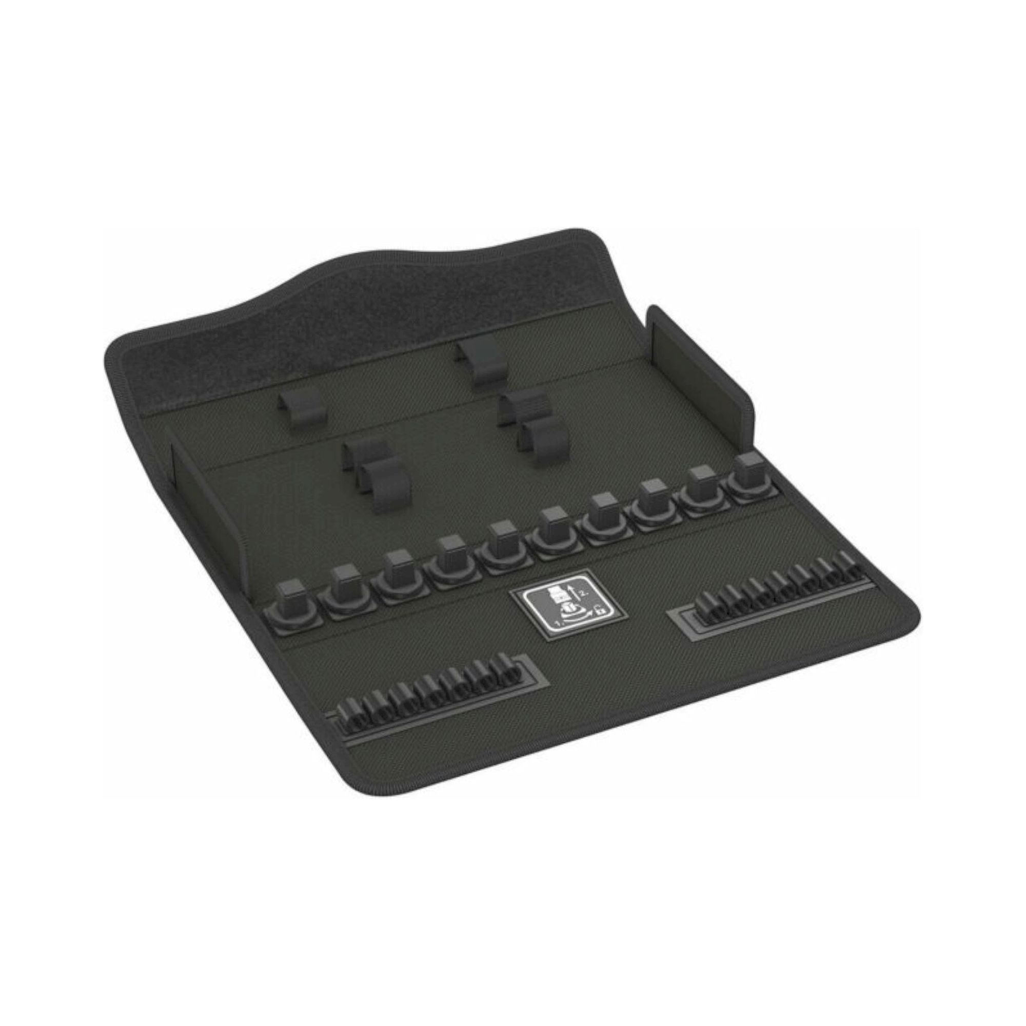 Wera 05136543001. Textile Box Zyklop Metal Push 1/2", leer, 302 x 120 x 40 mm