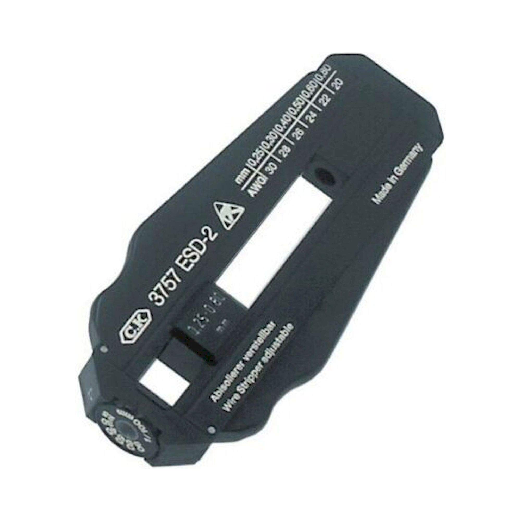 C.K T3757ESD 2. ESD precision stripper, adjustable 0.25 - 0.80 mm, 98 mm