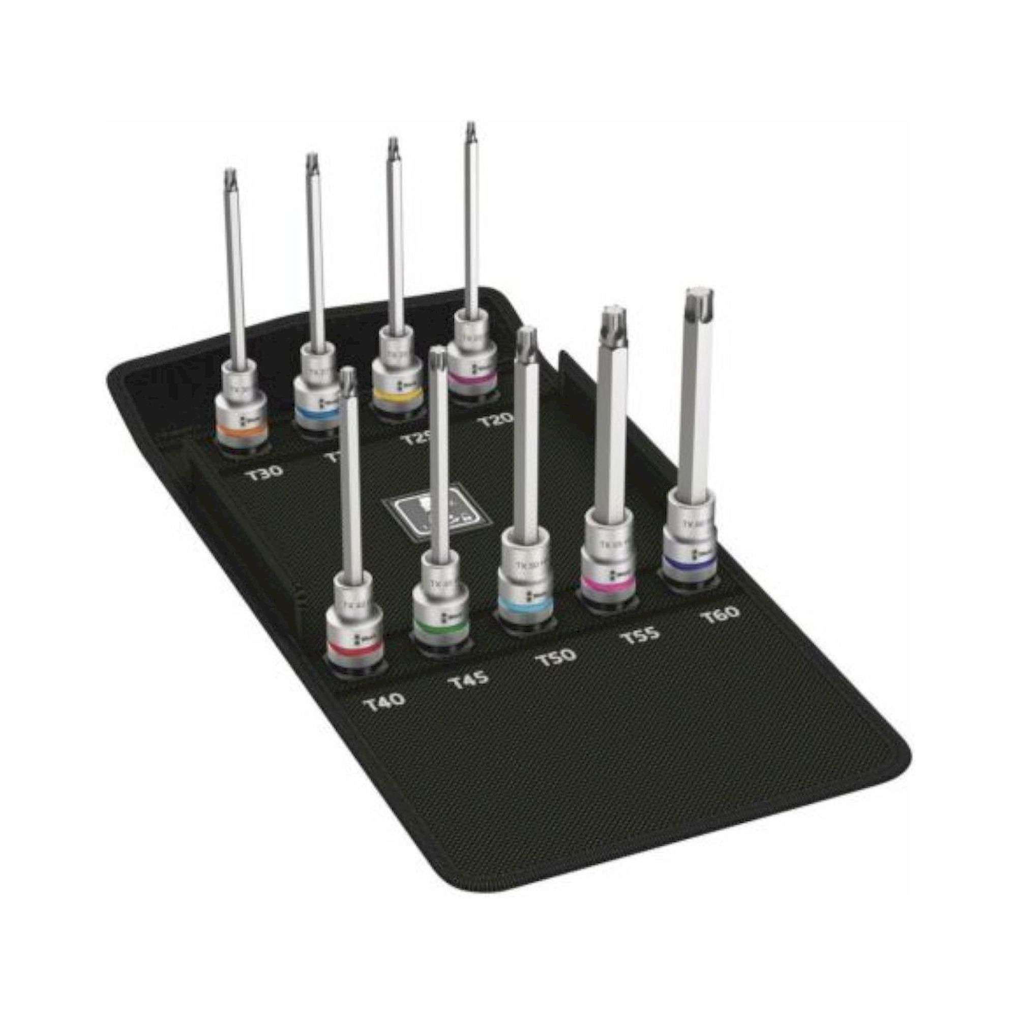 Wera 05004212001. Bitnuss-Satz TORX®, mit Haltefunktion, 9-teilig