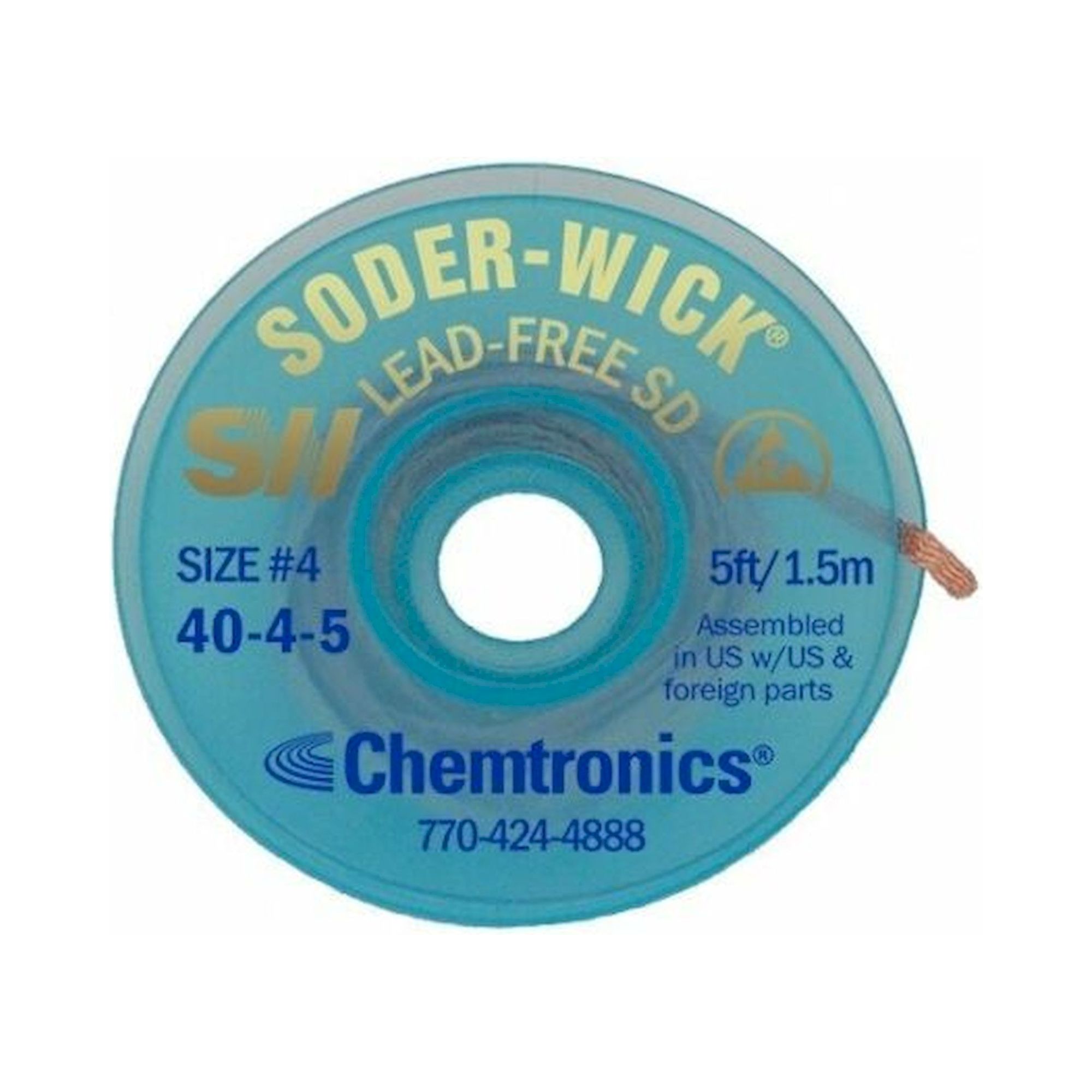 Chemtronics SW40-4-5. ESD-Entlötlitze Soder-Wick®, bleifrei