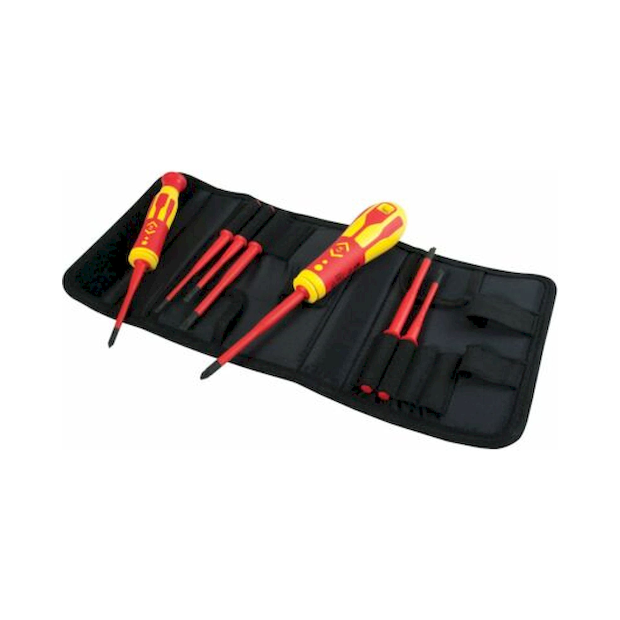 C.K T4925. Schraubendrehersatz VDE/1000V mit Slim Wechselklingen