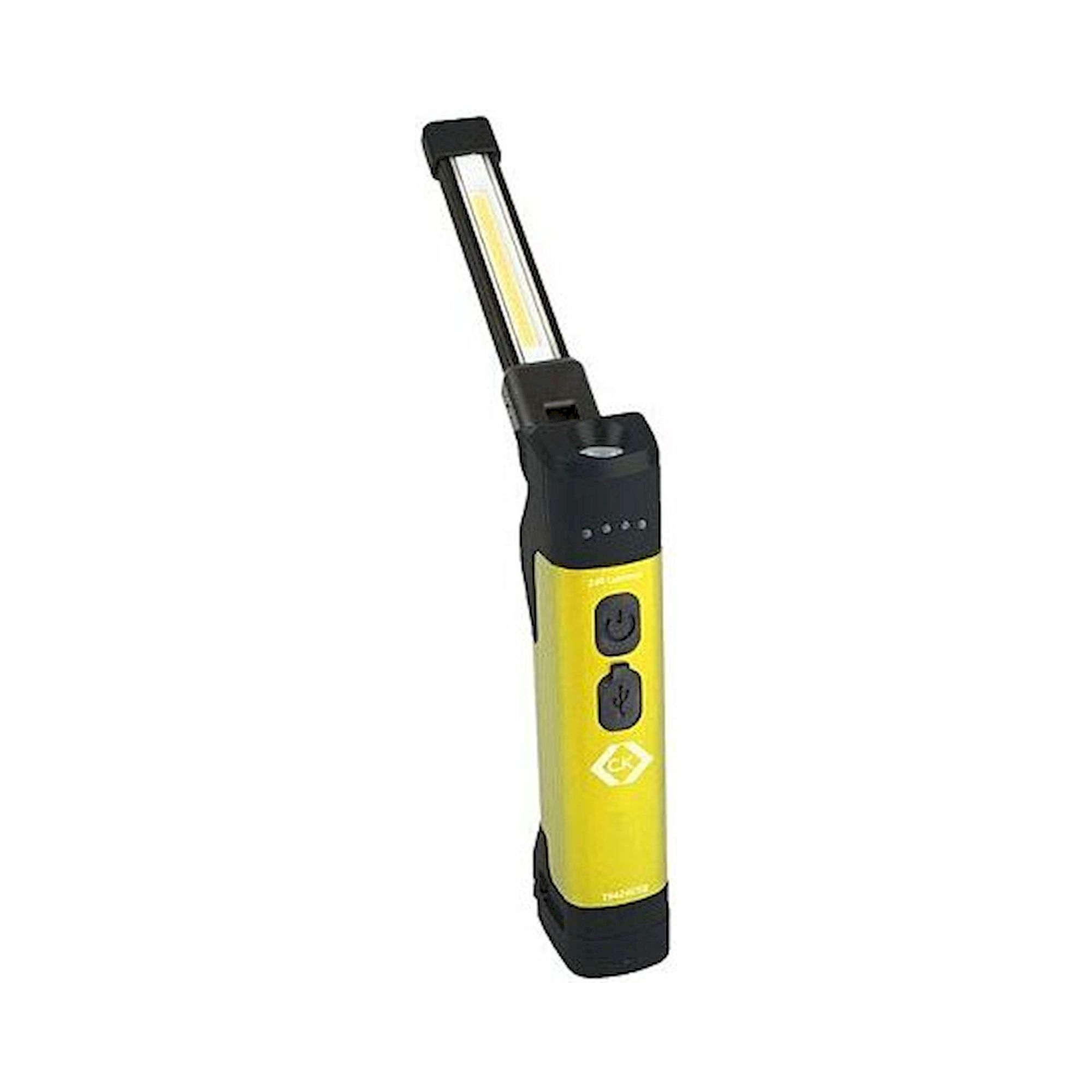C.K T9424USB. COB Inspektionsleuchte, 240 Lumen, wiederaufladbar