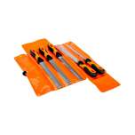 Bahco 1-477-08-2-2. ERGO™ Feilensatz mit Halbrundraspel, Halbschlicht 200 mm - 5-teilig