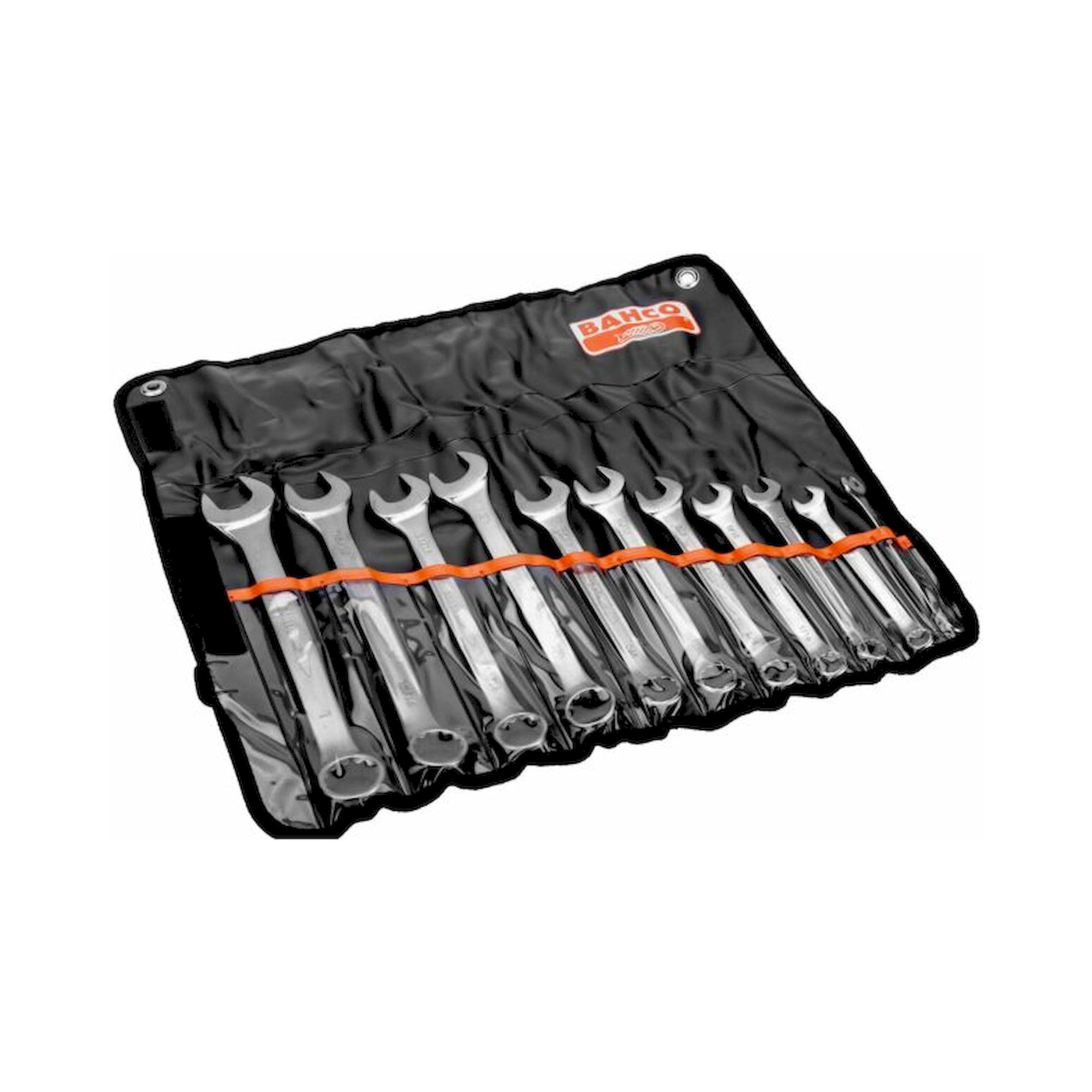 Bahco 111Z/11T. Satz Ring-Maulschlüssel, Zoll – 11-teilig