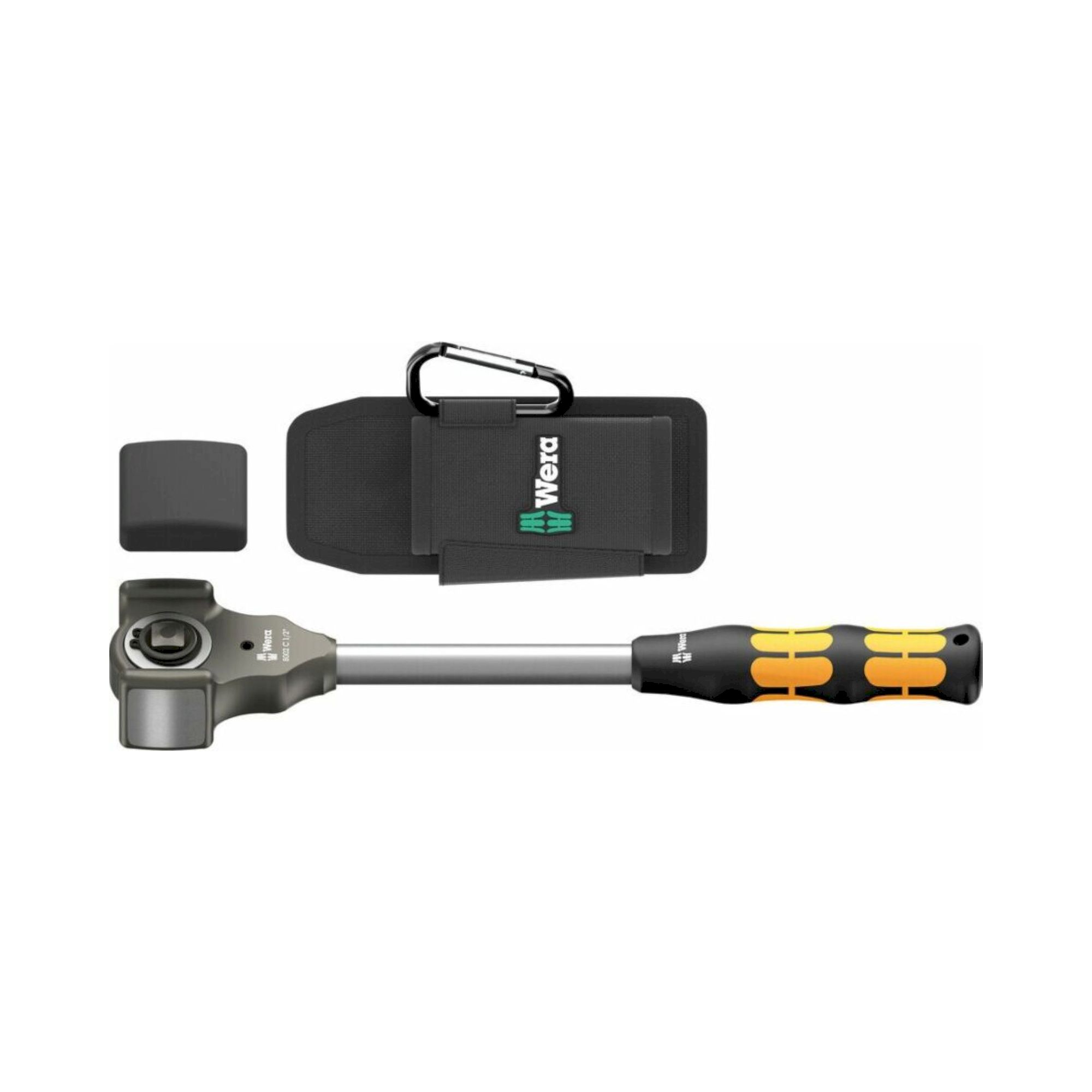 Wera 05003692001. Hammerknarre ½" mit ½"-Antrieb, 3-teilig