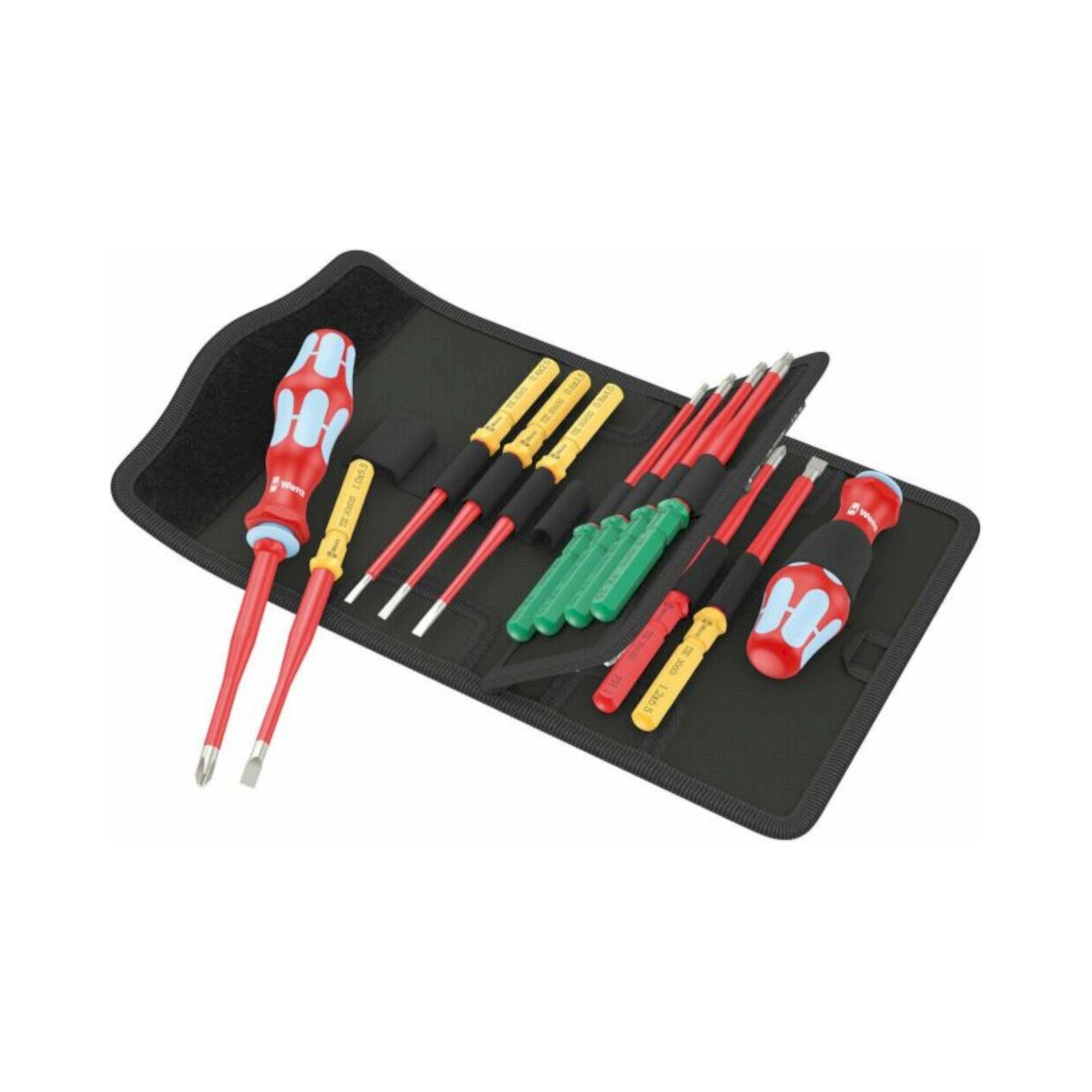 Wera 05006631001. Kraftform Kompakt VDE Stainless 17 extra slim 1 Tool Finder, 17-teilig