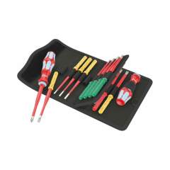 Wera 05006631001. Kraftform Kompakt VDE Stainless 17 extra slim 1 Tool Finder, 17-teilig