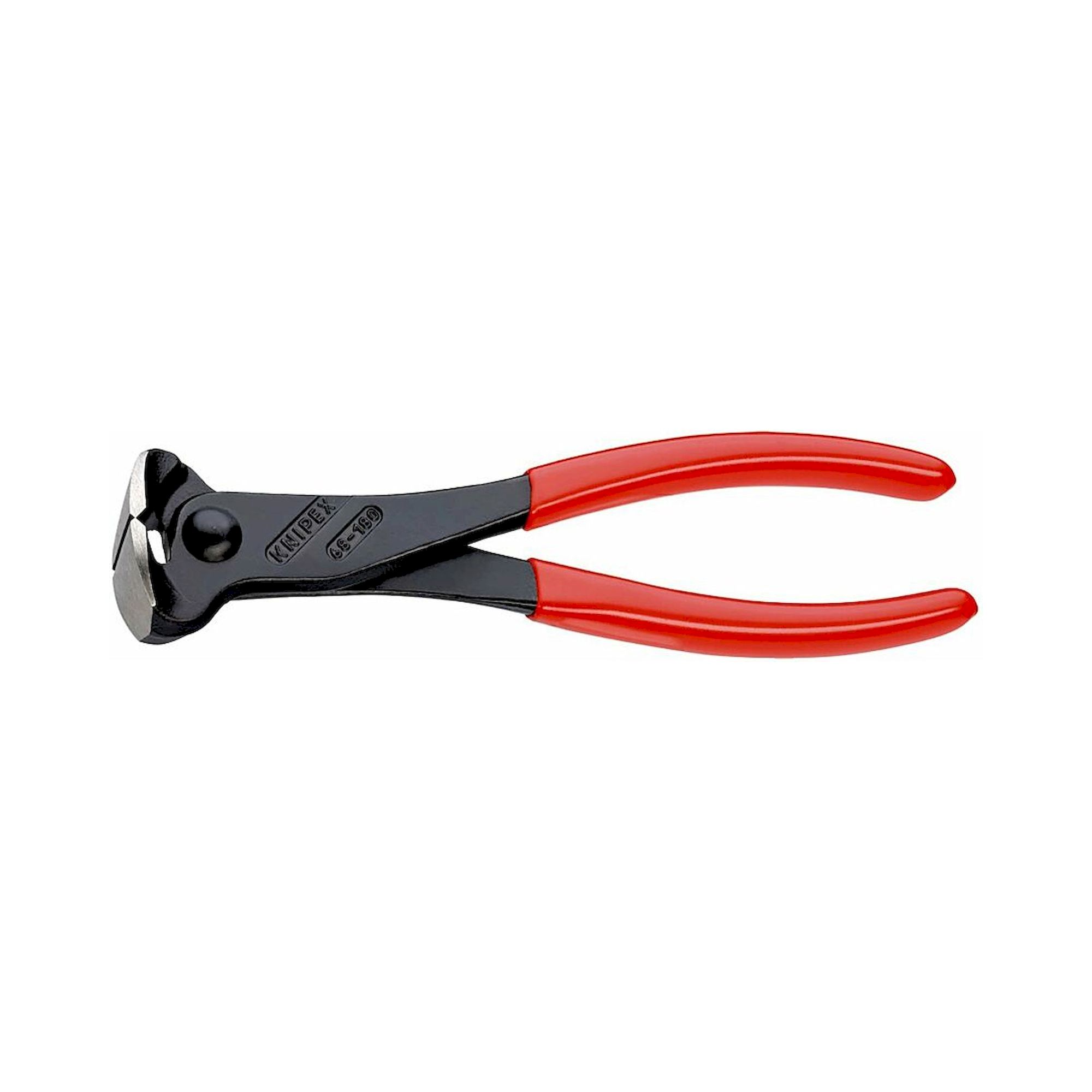 Knipex 68 01 180 SB. Vornschneider mit Kunststoff überzogen, schwarz atramentiert, 180 mm (SB-Karte/Blister)