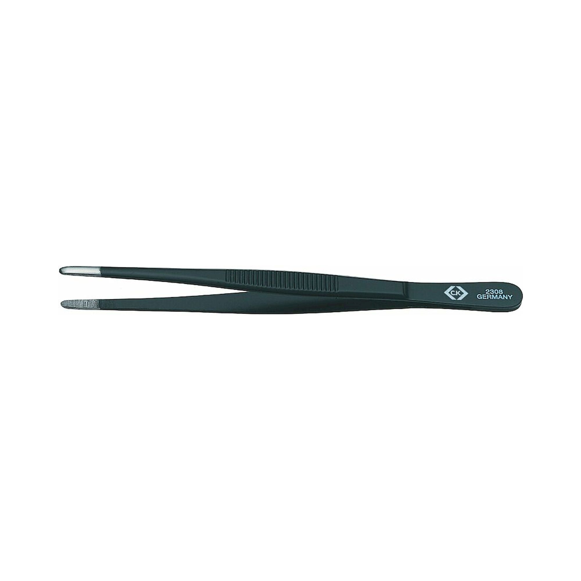 C.K T2308. Universal tweezers, black coated, 145 mm