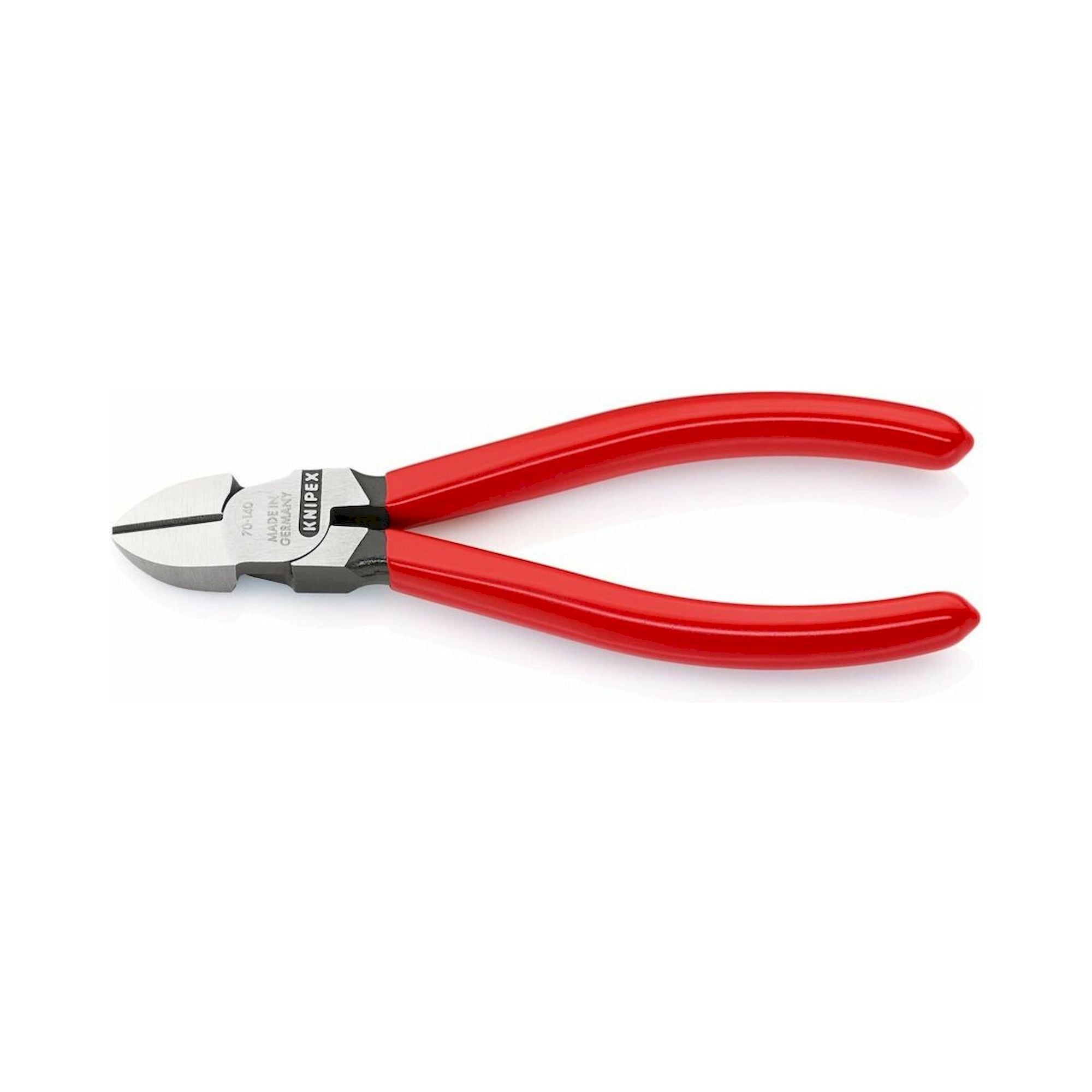 Knipex 70 01 140 SB. Seitenschneider mit Kunststoff überzogen, schwarz atramentiert, 140 mm (SB-Karte/Blister)