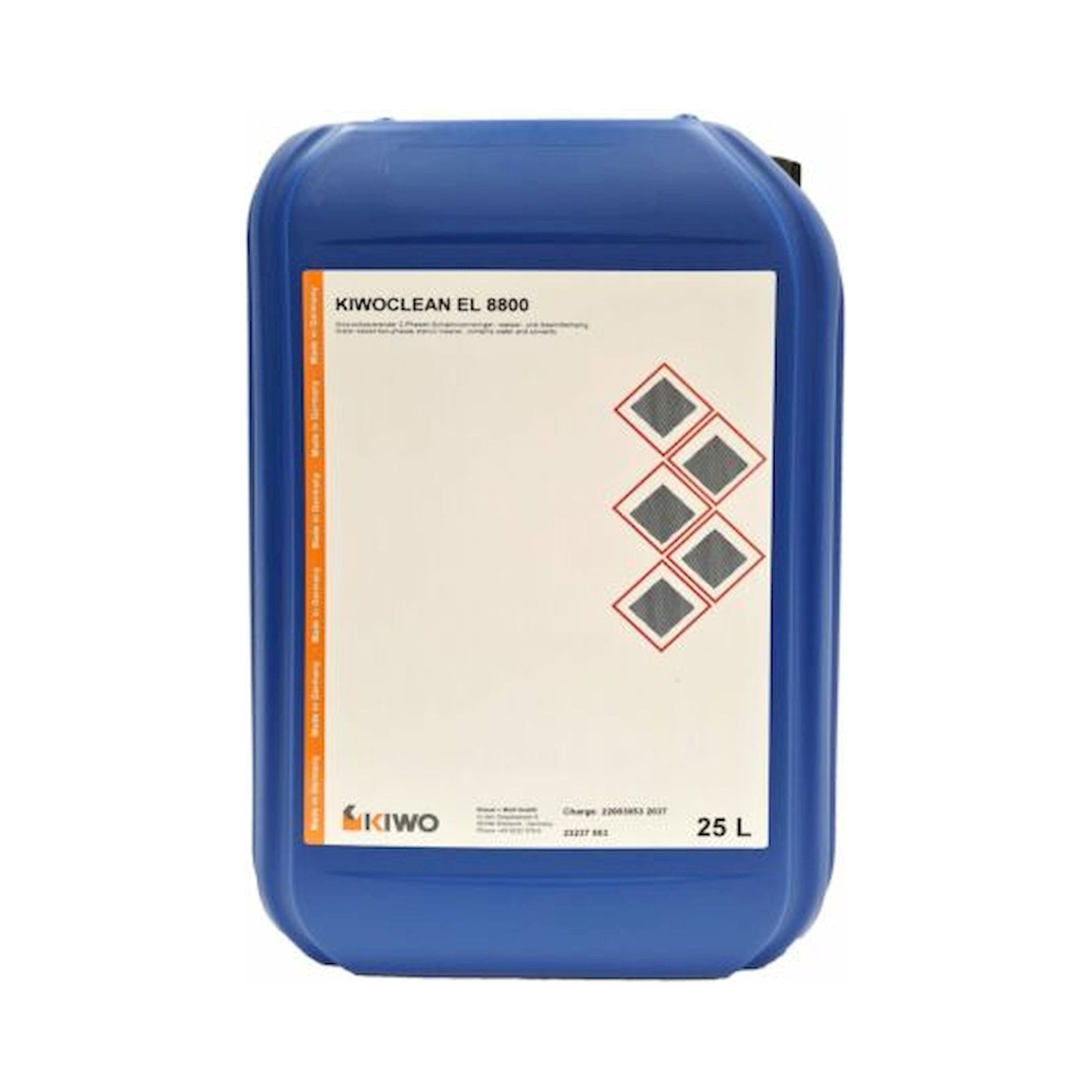 Kiwo 23237 553. KIWOCLEAN EL 8800 2-phasiger Reiniger, Metallschablonen, Fehldrucke, 25 l