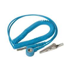 Warmbier 2100.751.7. ESD-Spiralkabel, 1 MOhm, 2,4 m, 7 mm DK Bananenstecker