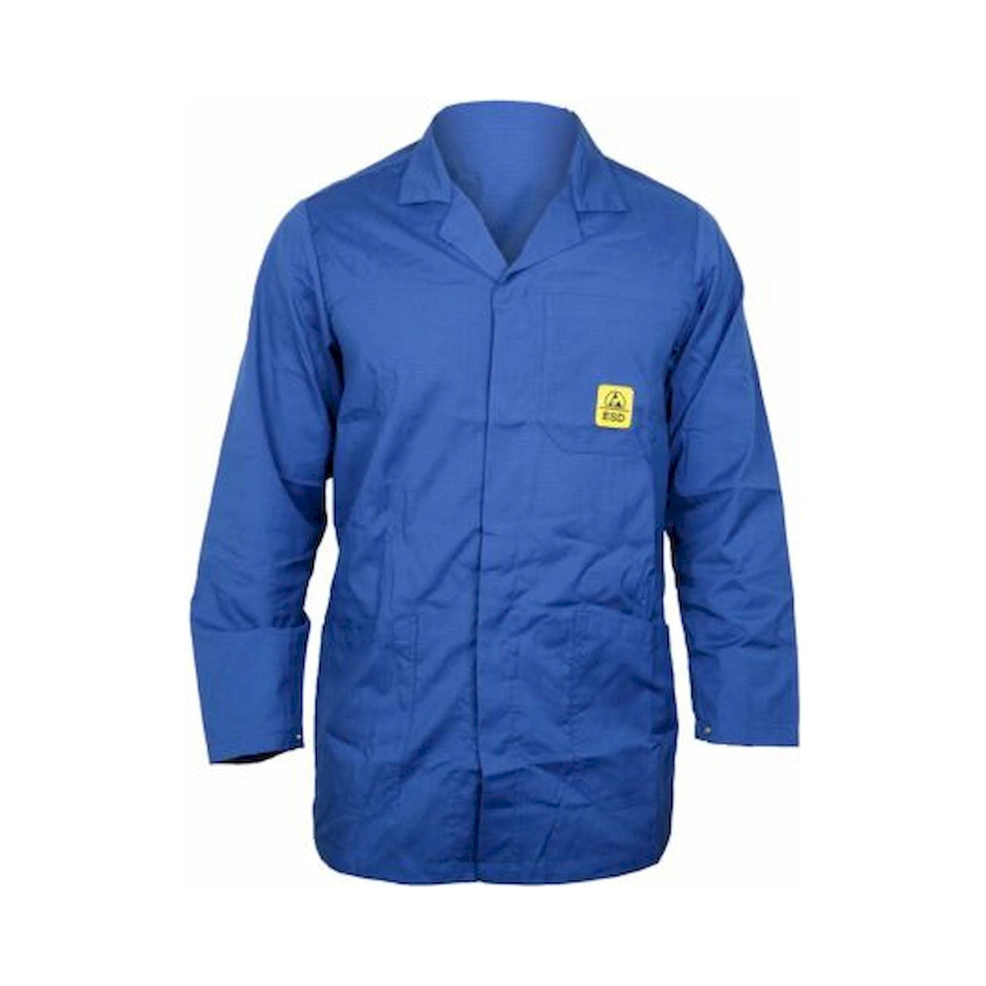Safeguard SG-AM-DB-146-K-PRO LINE-XS. ESD-Arbeitsmantel Pro Line, unisex, dunkelblau, XS