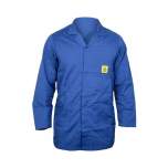 Safeguard SG-AM-DB-146-K-PRO LINE-XS. ESD-Arbeitsmantel Pro Line, unisex, dunkelblau, XS