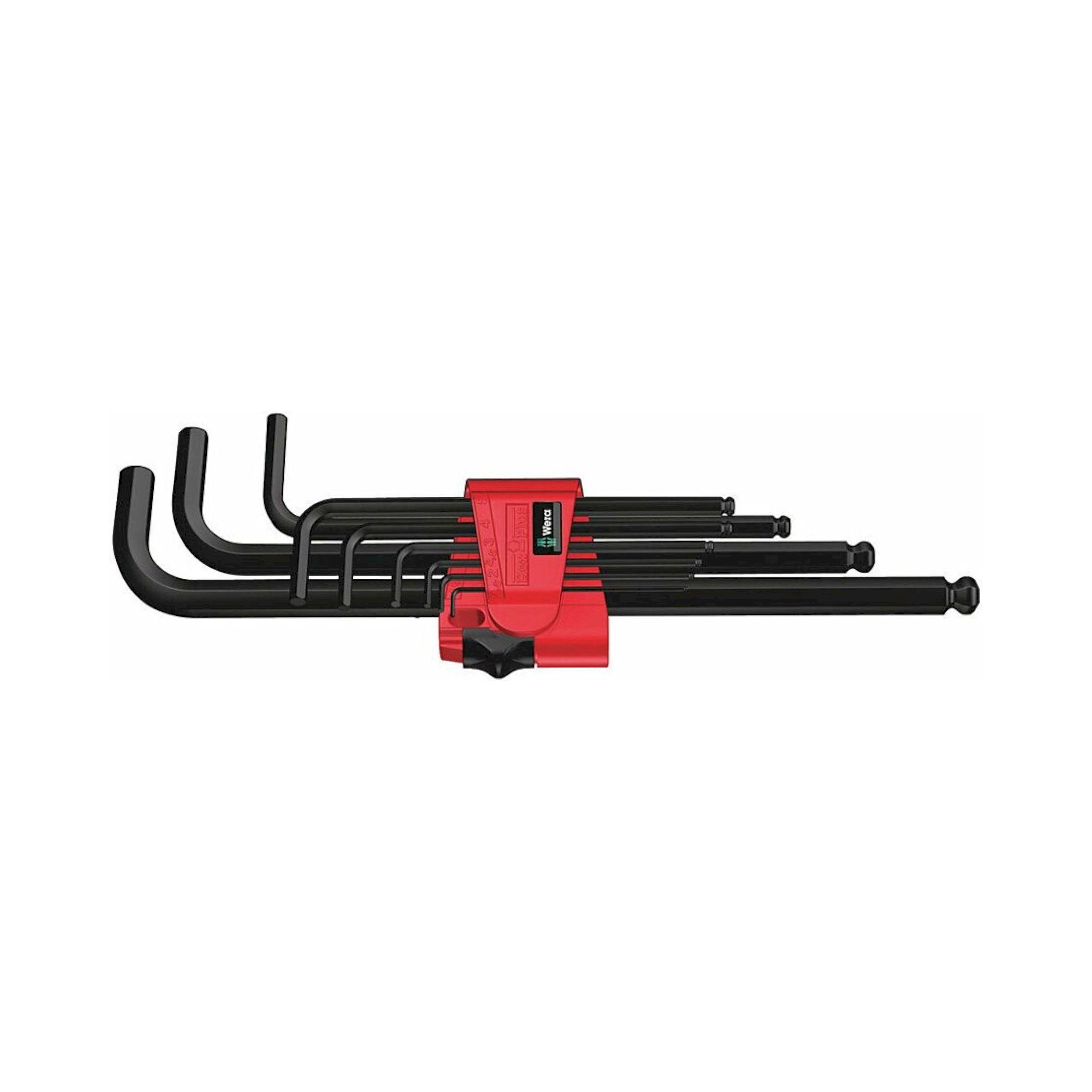 Wera 05022086001. Winkelschlüsselsatz, metrisch, BlackLaser, 9-teilig