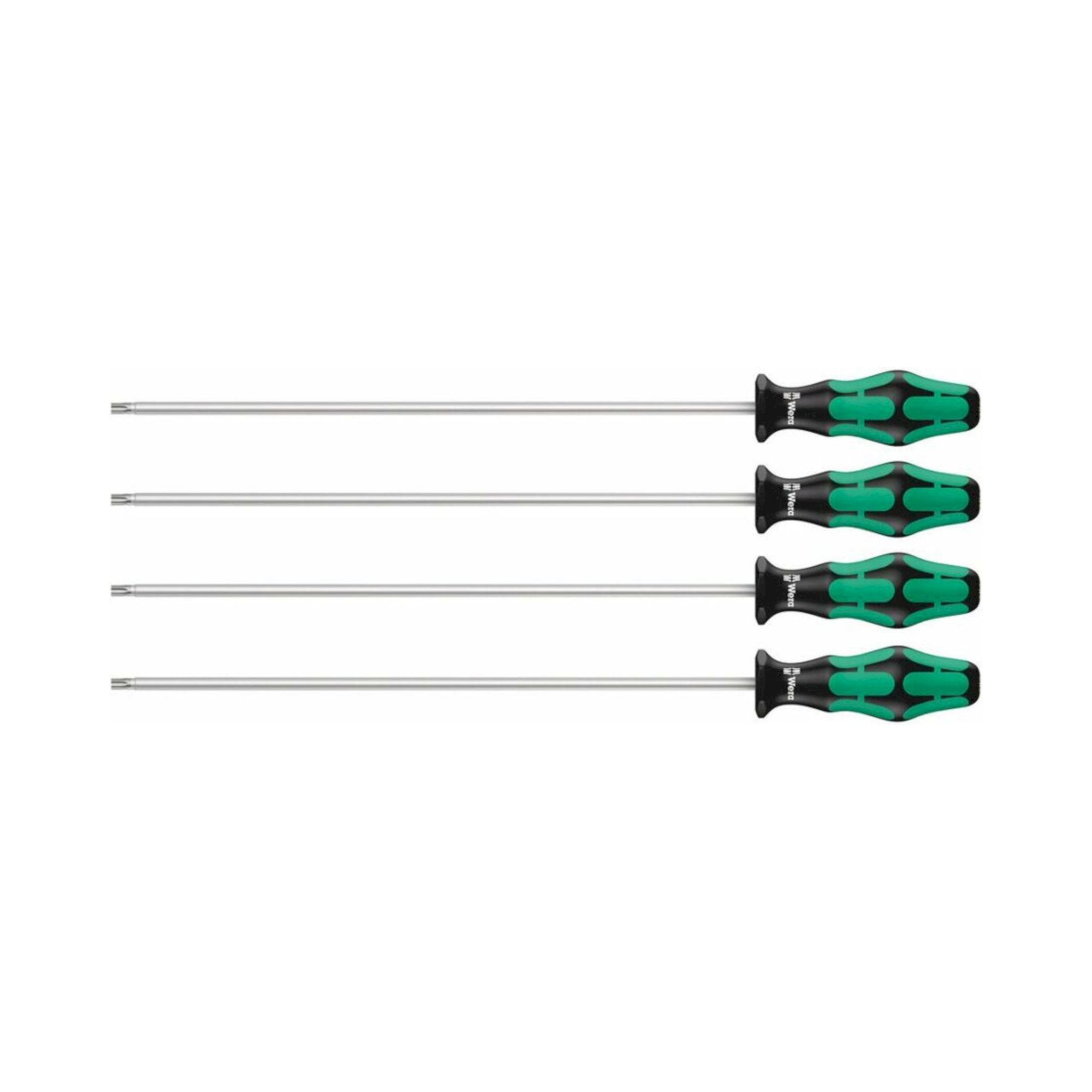 Wera 05028074001. Schraubendrehersatz mit Haltefunktion mit 300 mm langen Klingen, 4-teilig