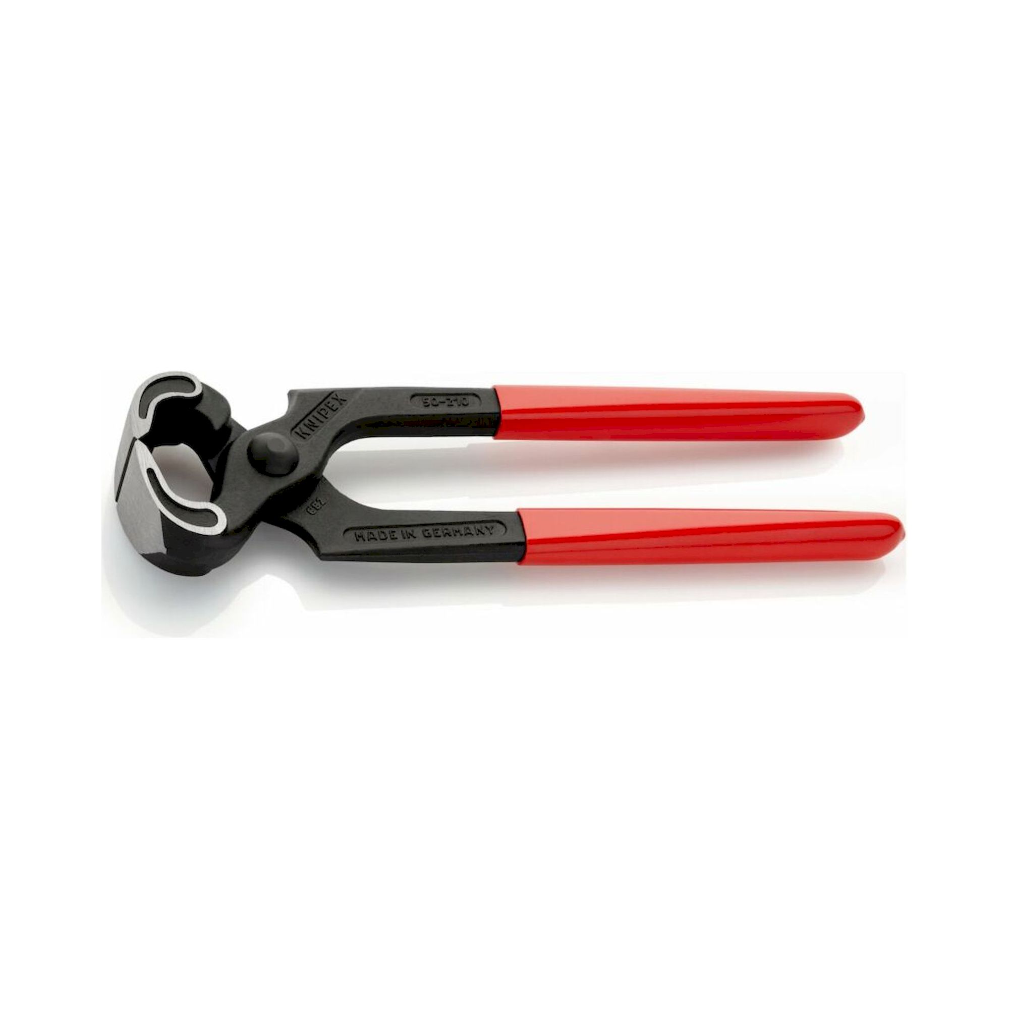 Knipex 50 01 210 SB. Kneifzange mit Kunststoff überzogen, schwarz atramentiert, 210 mm (SB-Karte/Blister)