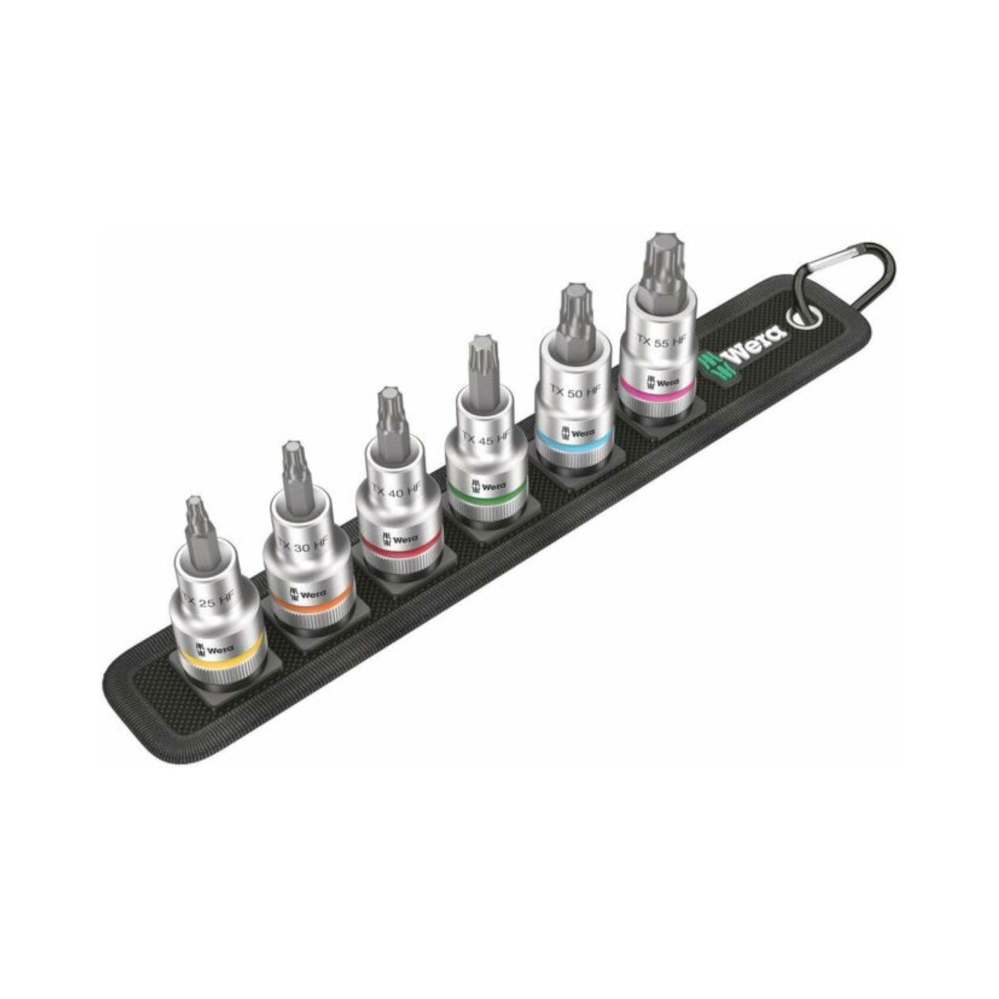 Wera 05003997001. Bitnuss-Satz TORX®, mit Haltefunktion, 1/2"-Antrieb, 6-teilig