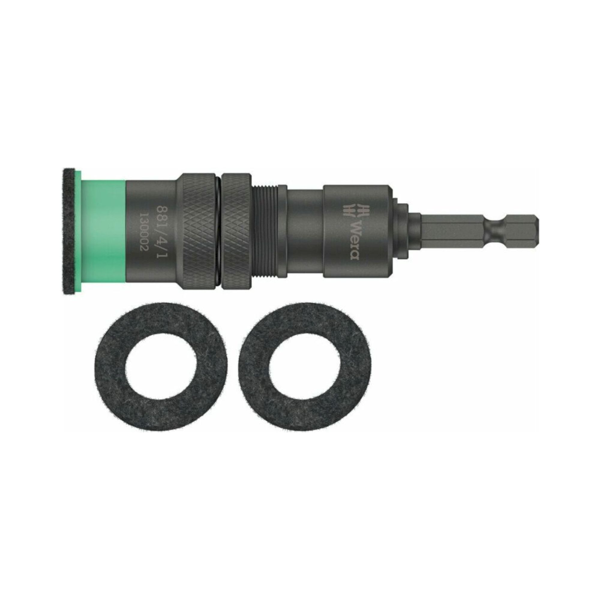 Wera 05130002001. Bithalter mit variabler Einschraubtiefenbegrenzung, 1/4" x 95 mm