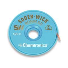 Chemtronics SW18015. ESD-Entlötlitze Soder-Wick®, 0,8 mm, weiß, 1,5 m, 10 Stück
