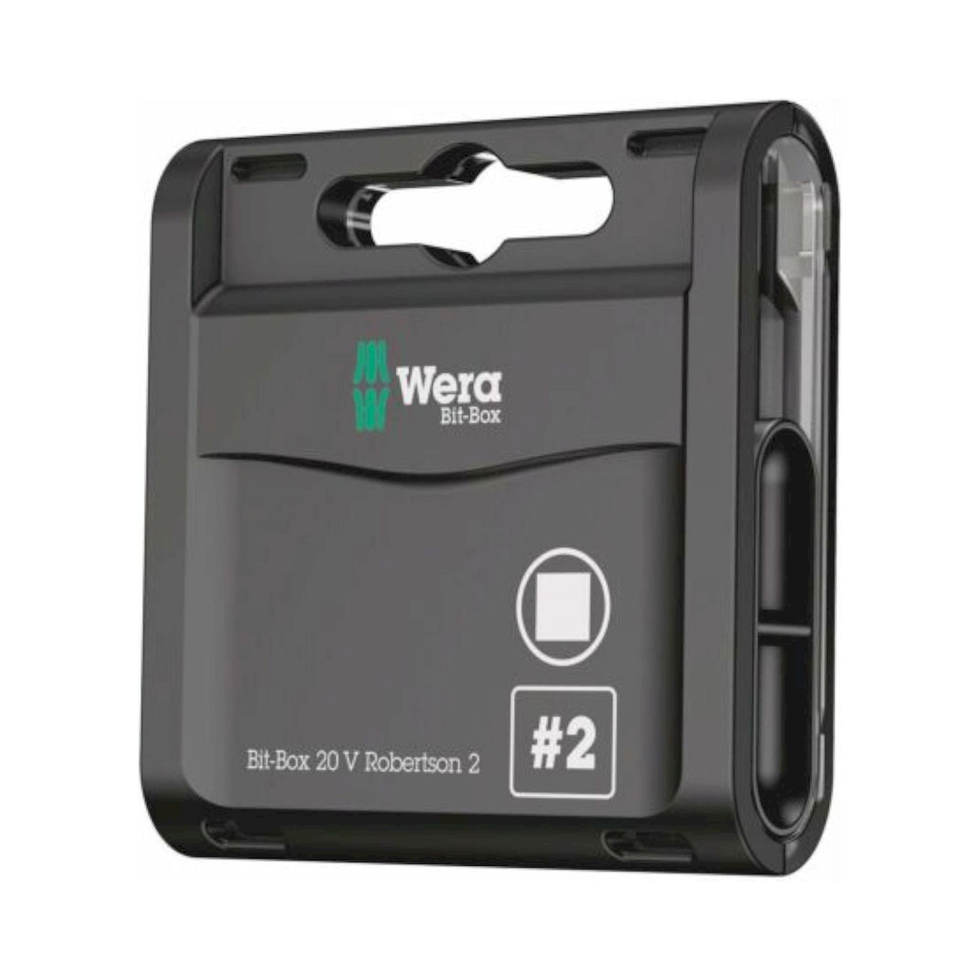 Wera 05057790001. Bit-Box 20 V Innenvierkant, # 2 x 25 mm, 20-teilig