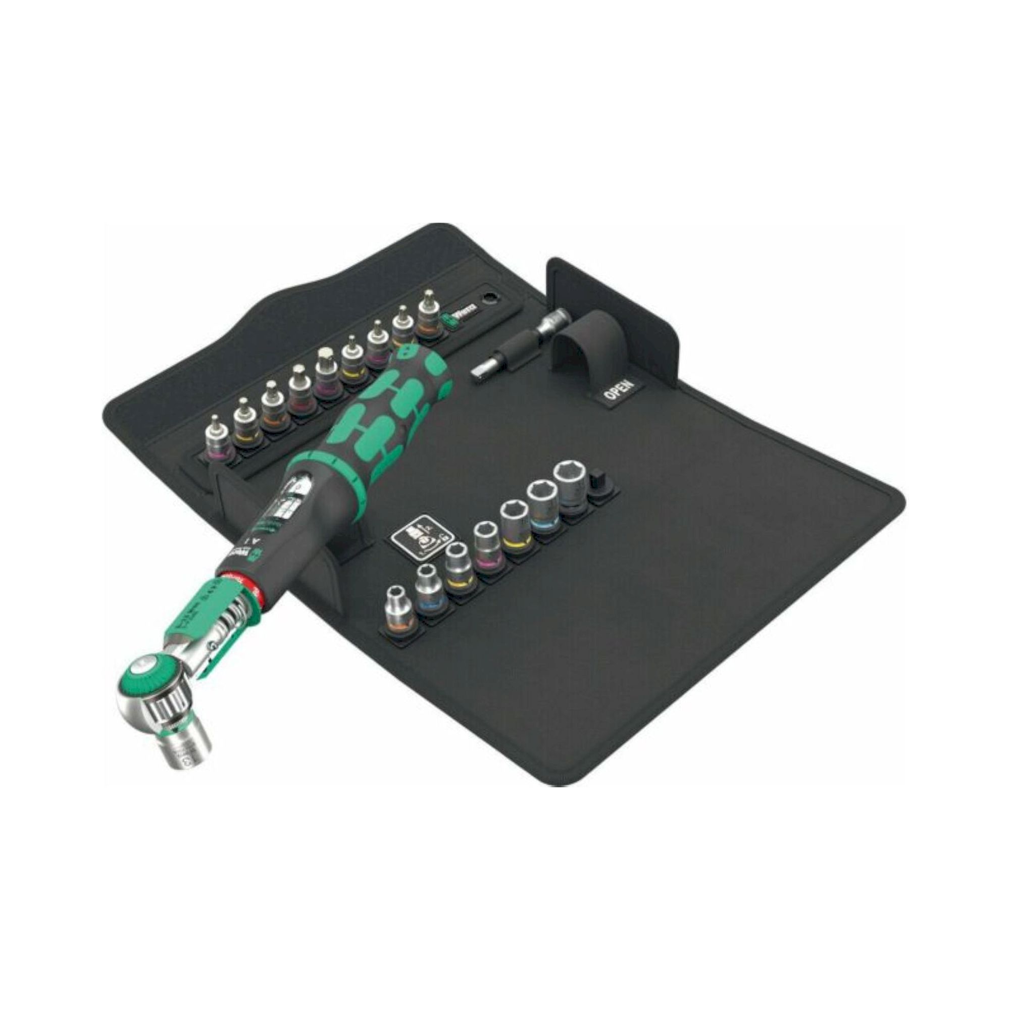 Wera 05136073001. Safe-Torque A 1 SHK Set 1, 1/4" Vierkant, 2-12 Nm, 20-teilig