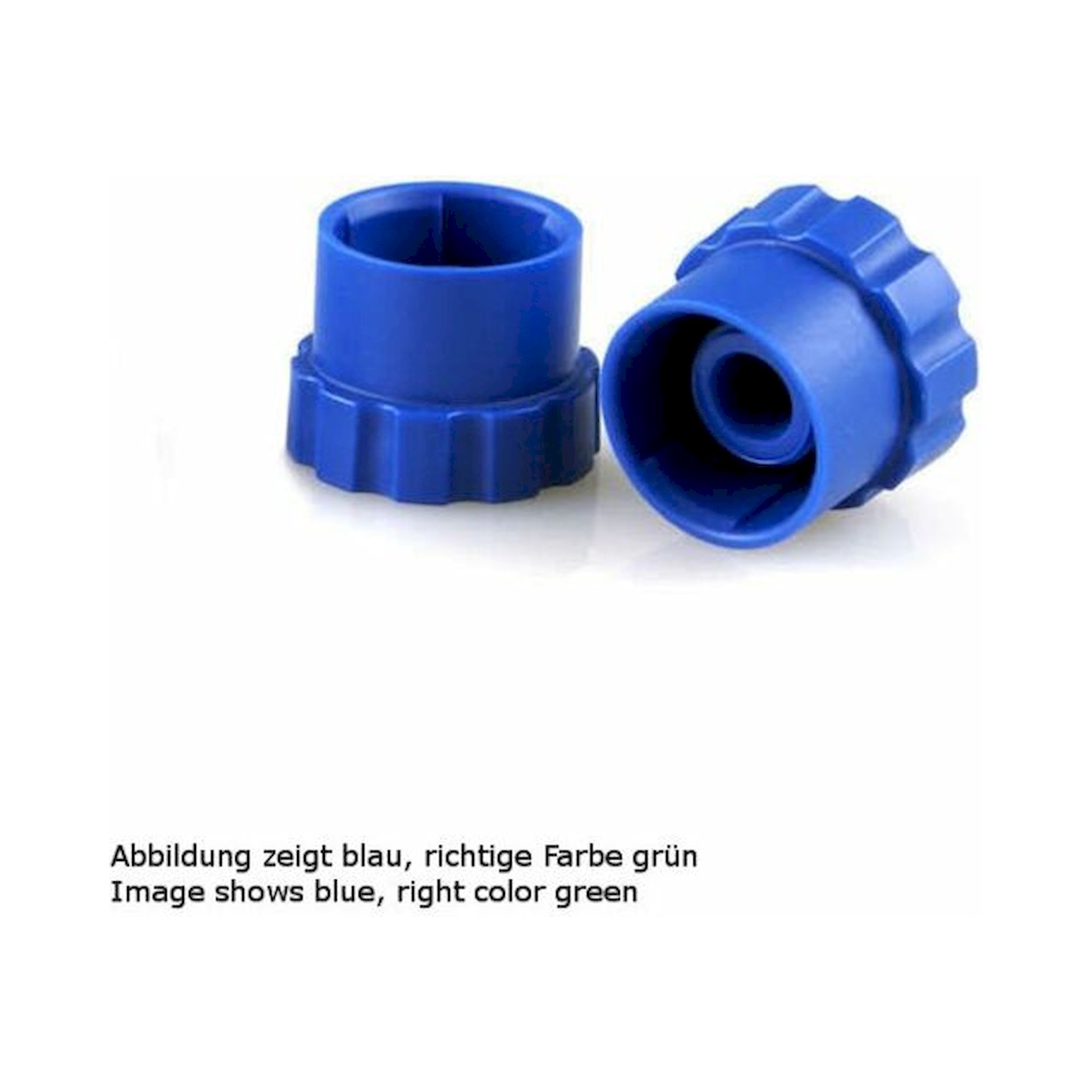 Oki Verschlußkappe grün für Luer-Lock-Kartuschen