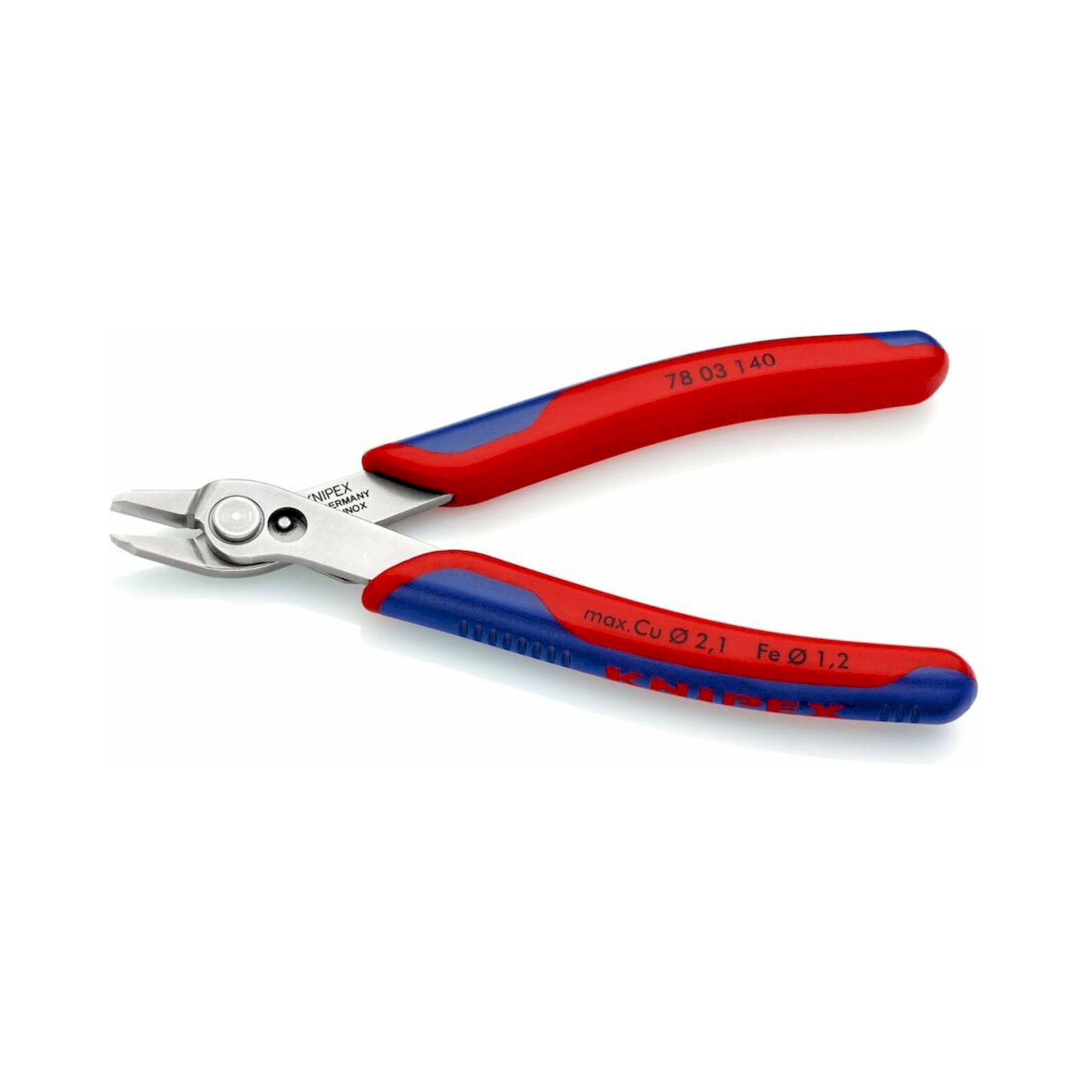 Knipex 78 03 140 SB. Electronic Super Knips® XL mit Mehrkomponenten-Hüllen, 140 mm (SB-Karte/Blister)
