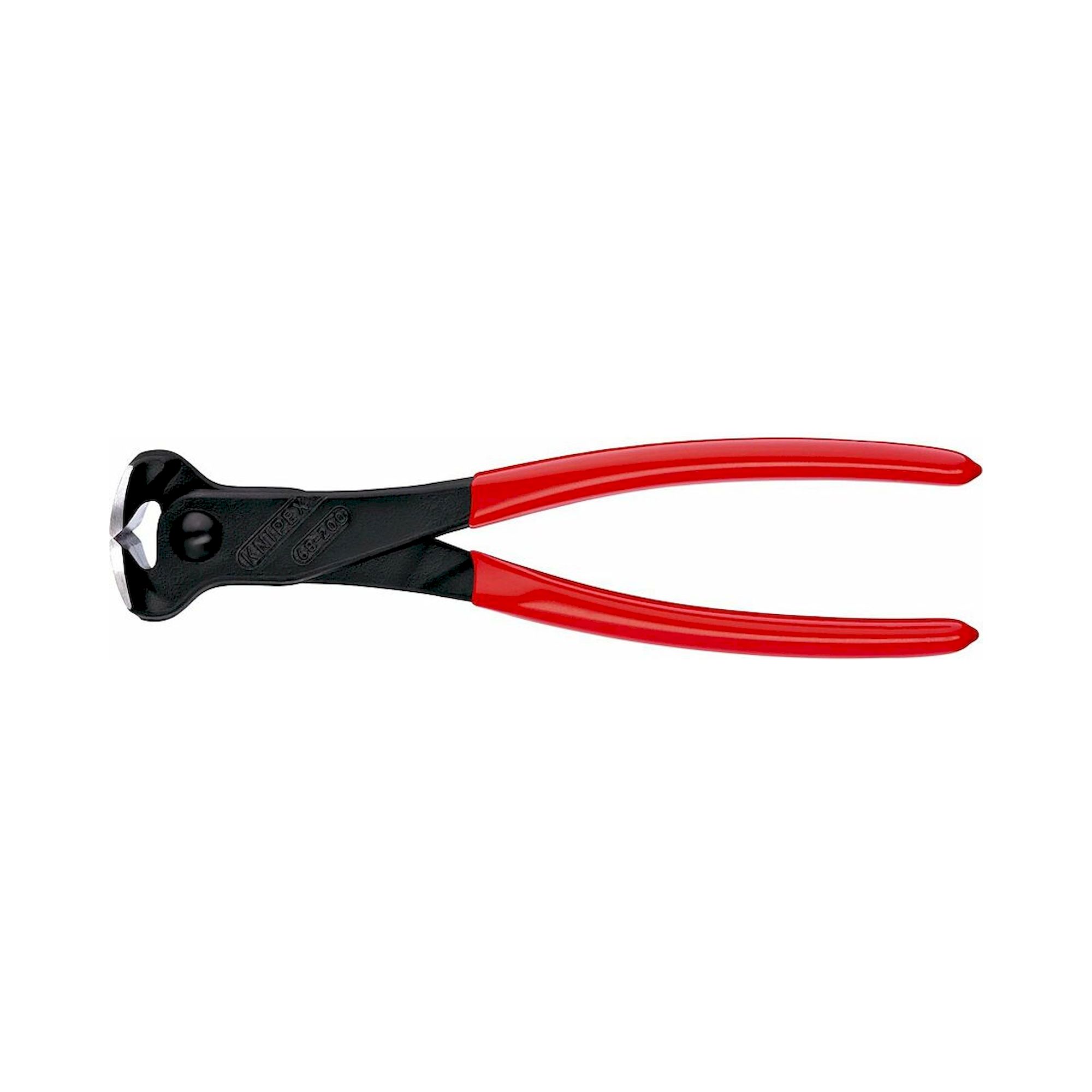 Knipex 68 01 200 SB. Vornschneider mit Kunststoff überzogen, schwarz atramentiert, 200 mm (SB-Karte/Blister)