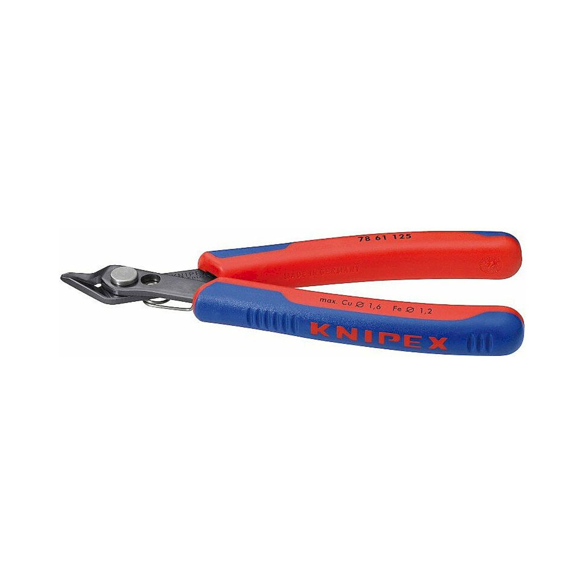 Knipex 78 61 125. Electronic-Super-Knips®, Seitenschneider für Glasfaser, 125 mm
