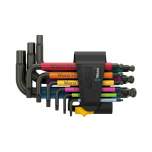 Wera 05022641001. Winkelschlüsselsatz, zöllig, BlackLaser, 9-teilig