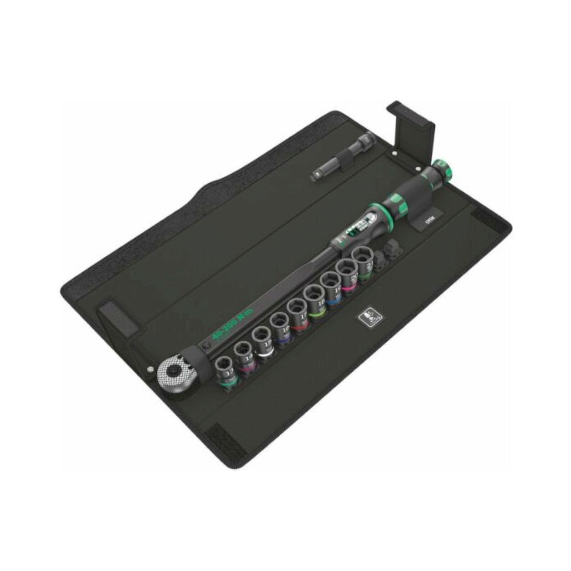 Wera 05075681001. Drehmomentschlüssel-Set, für die Betonverschraubung, 40-200 Nm, 11-teilig