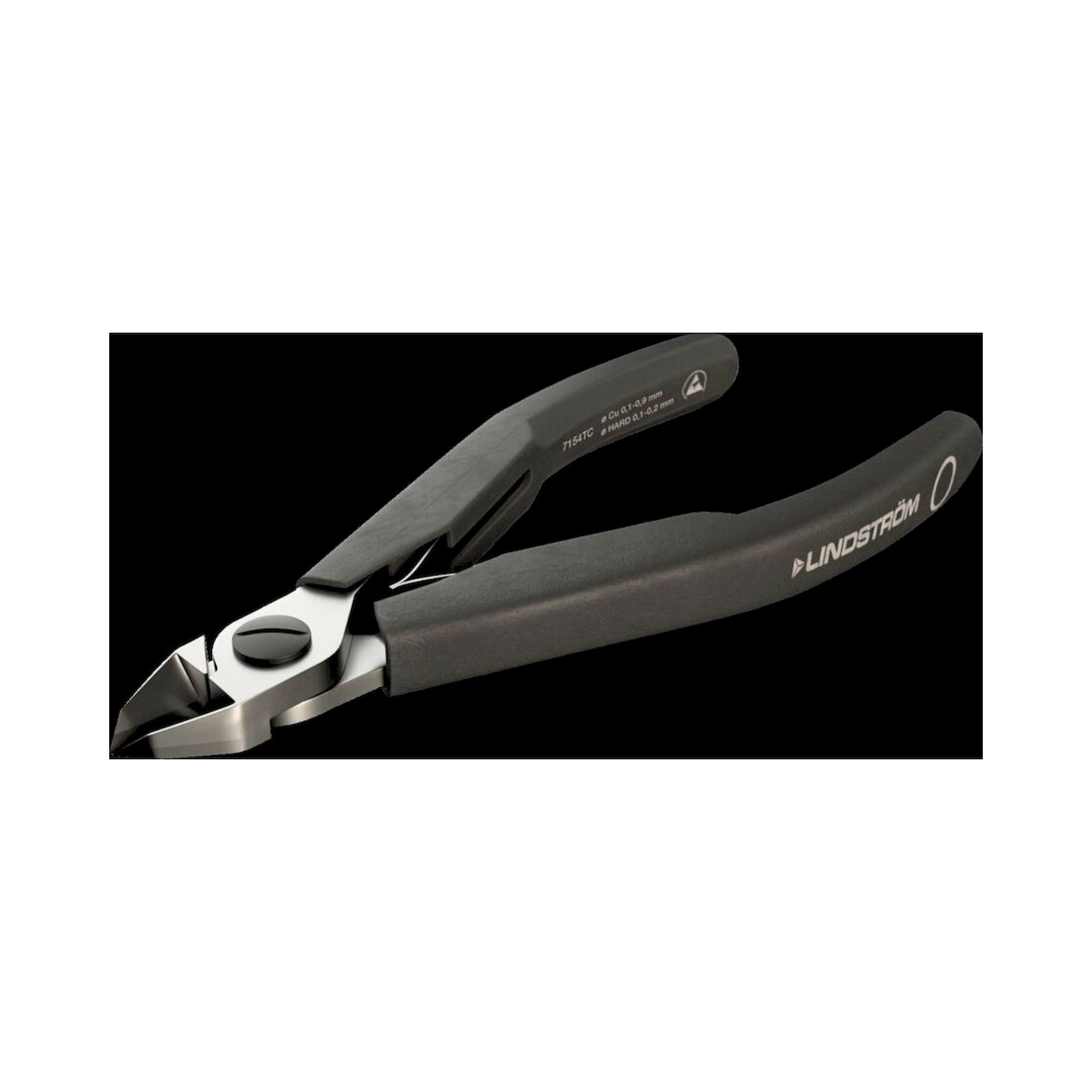 Lindström 7154TC. Präzisions-Seitenschneider für harte Materialien mit verjüngtem Kopf