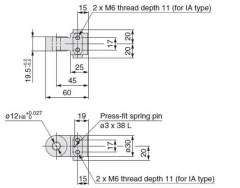 SMC CKB-I04. CLK2, Accessory, Single Knuckle Joint