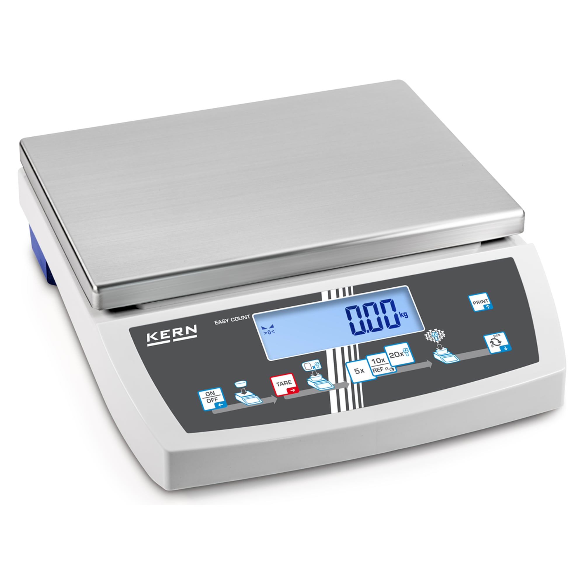 IoT-Line Counting Scale 65 kg Readability 0,0002 kg - KERN CKE 65K0.2