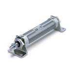 SMC CM2E32-200Z. C(D)M2-Z, Druckluftzylinder, doppeltwirkend, Standardkolbenstange