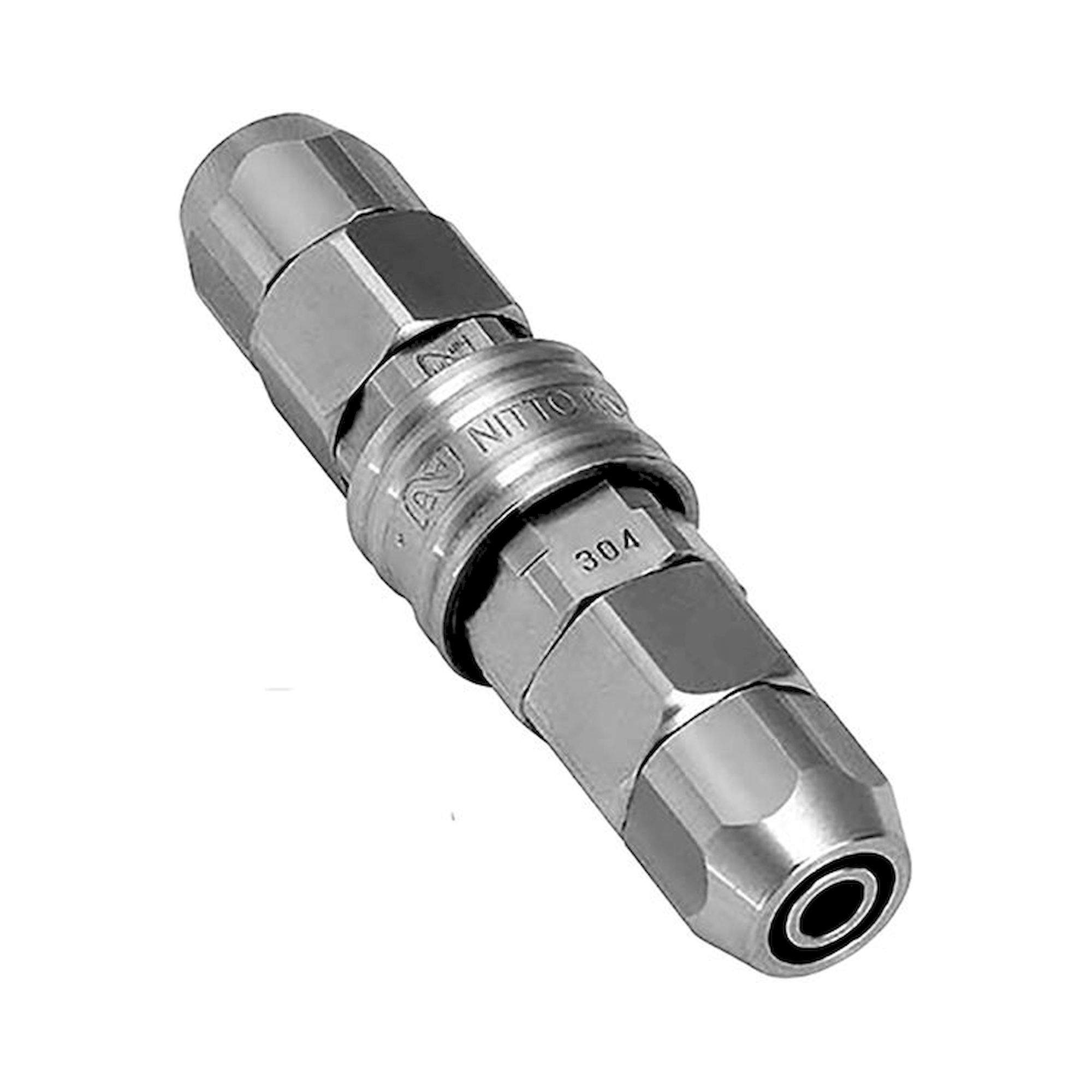 Nitto Kohki Compact Cupla. Quick Connect Coupling CO-40SN, SUS304, EPDM