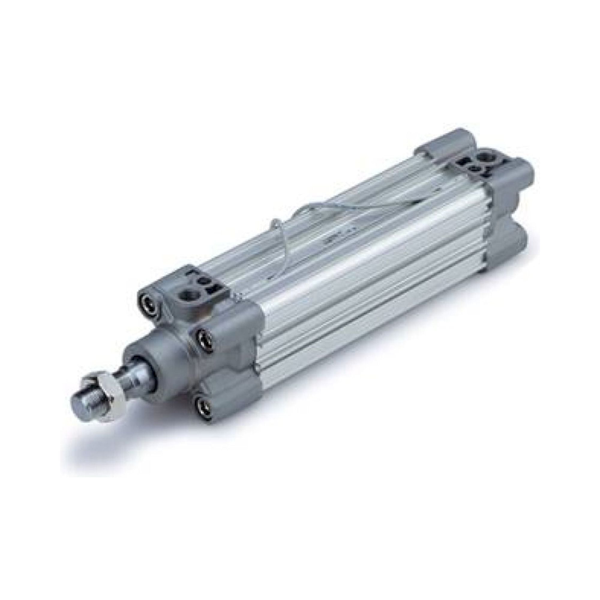 SMC CP96SDB80-800C. CP96S(D), ISO-Zylinder 15552, doppeltwirkend, einseitige / durchgehende Kolbenstange mit pneumatischer und elastischer Dämpfung beidseitig