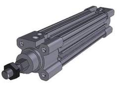 SMC CP96KDB32-100C. CP96K(D), ISO 15552 Cylinder, Non-rotating Rod Type, Double Acting, Single/Double Rod with Air cushion on both ends and Bumper cushion