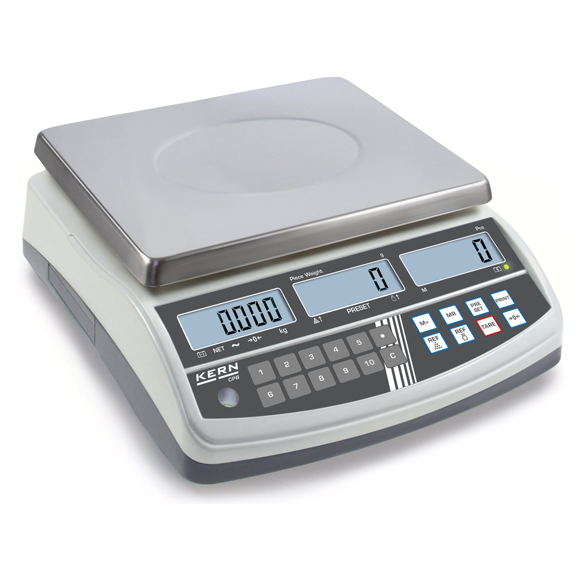 Zählwaage 3 kg / 6 kg Ablesbarkeit 0,001 kg / 0,002 kg - KERN CPB 6K1DM