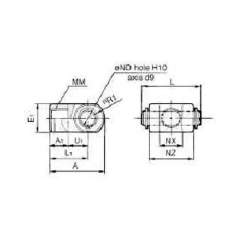 SMC YB-10. Joint and Type A & B Mounting Bracket