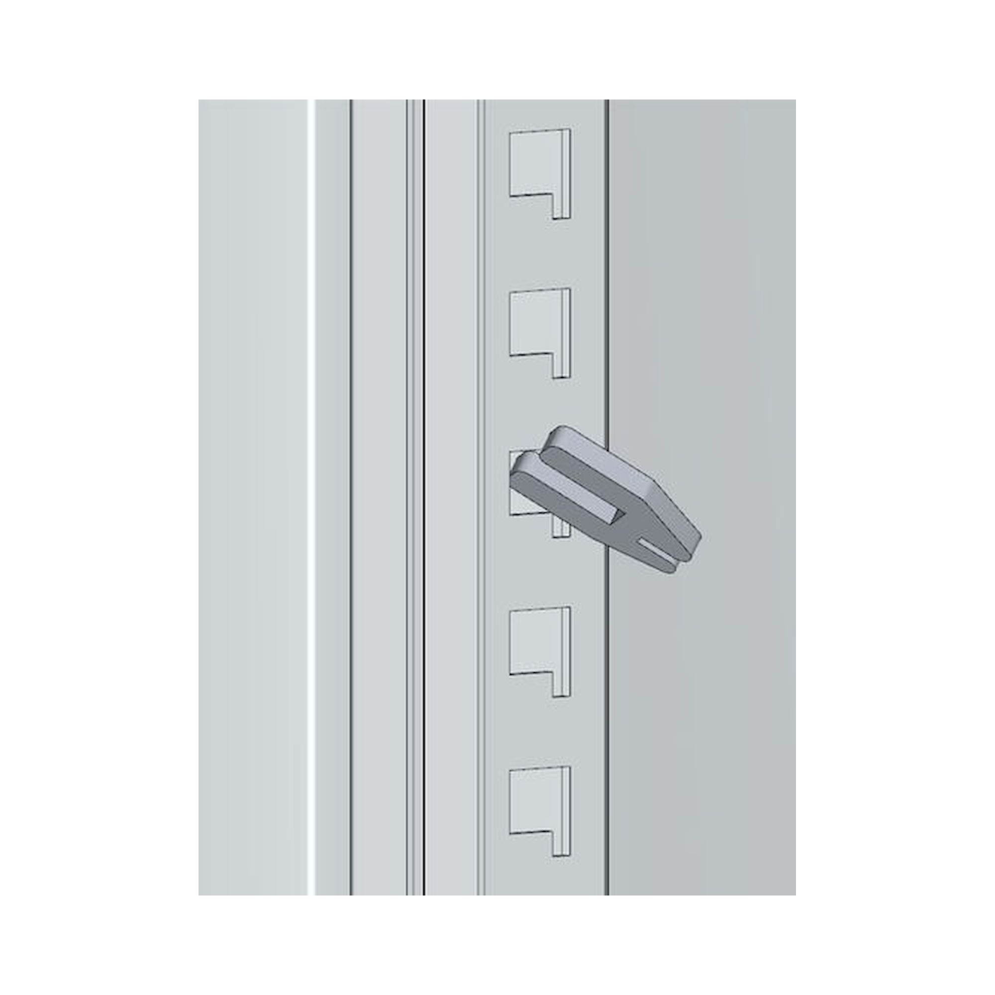 Bedrunka+Hirth 01-00206. Fachbodenhalter für Rolladenschrank und CNC-Rahmen