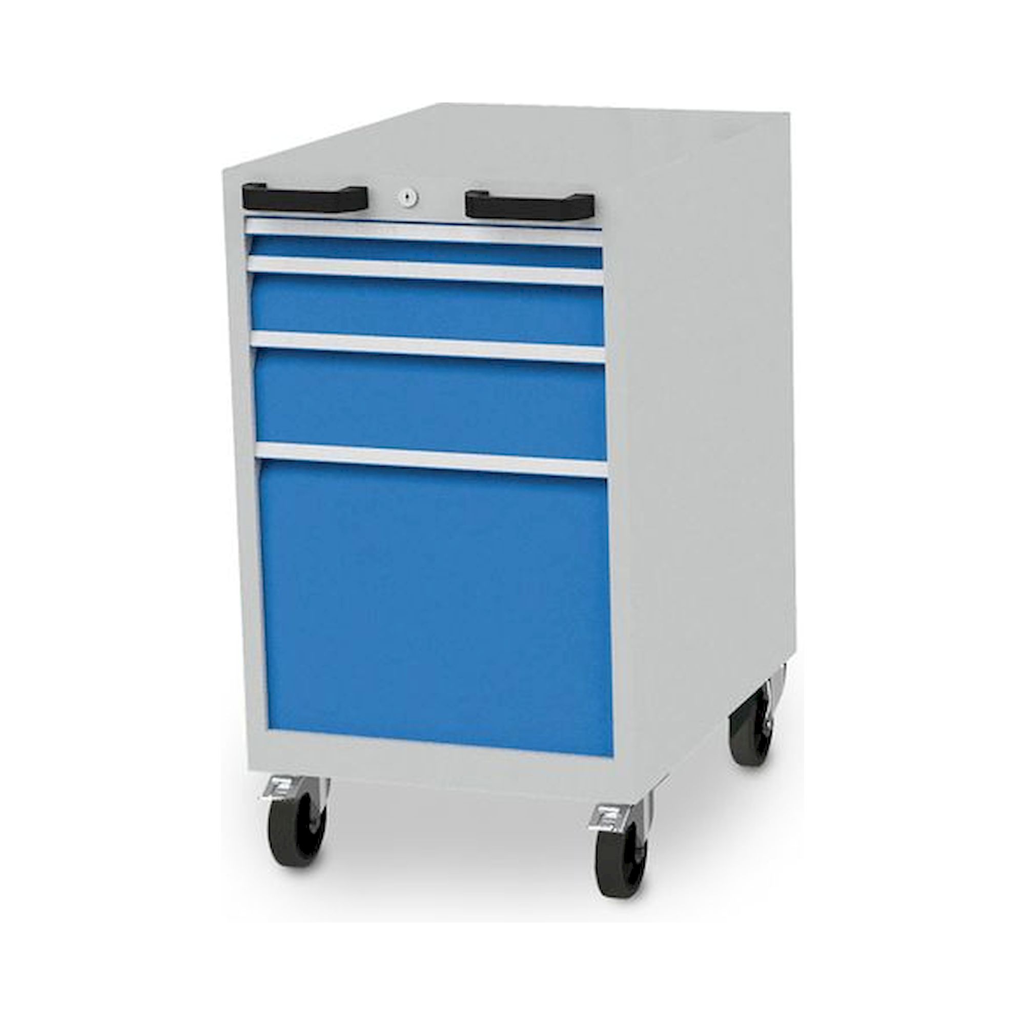 Bedrunka+Hirth 02.2580.4RVB. CNC-Schubladenschrank mobil, Tiefe 736, R 18-24, 4xSchublade