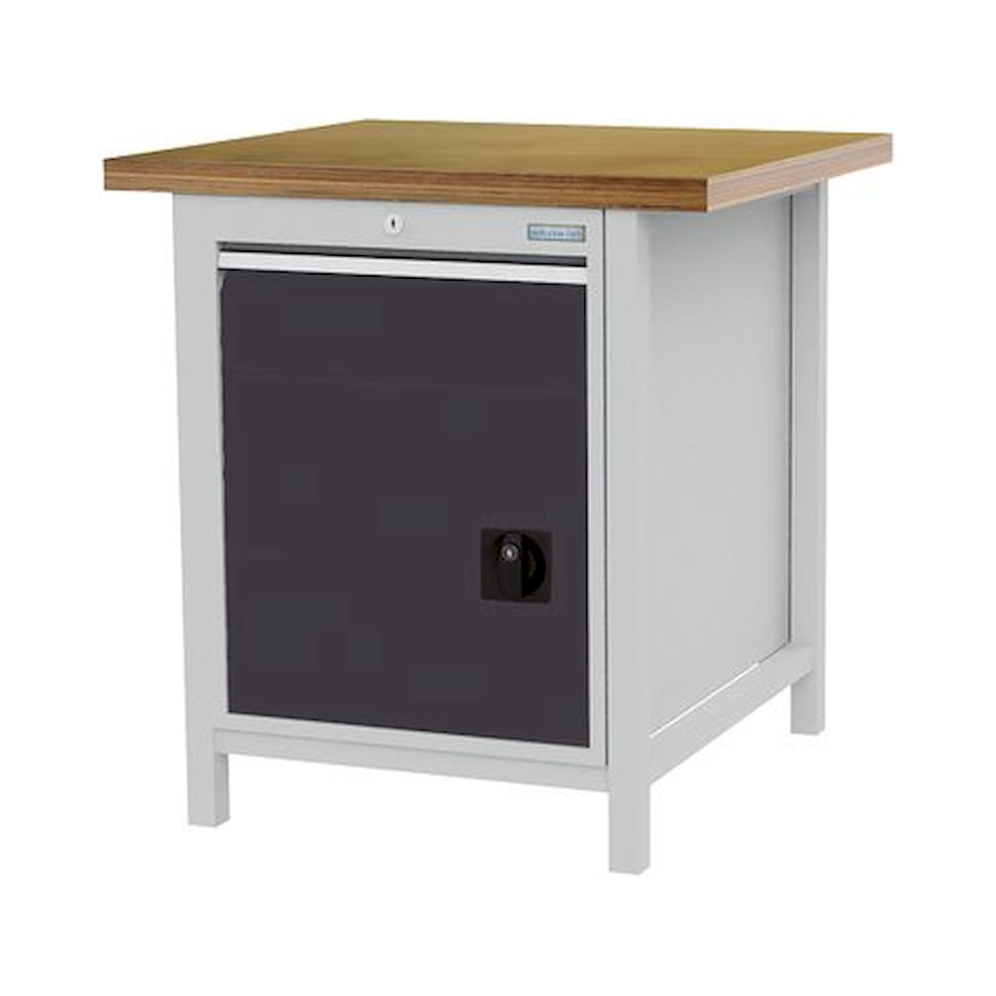 Bedrunka+Hirth 03.055.02V9Z. Kastenwerkbank Breite 810 mm, R18-24, 1xSchublade, 1xFlügeltüre, Maße in mm (BxTxH): 810x750x959