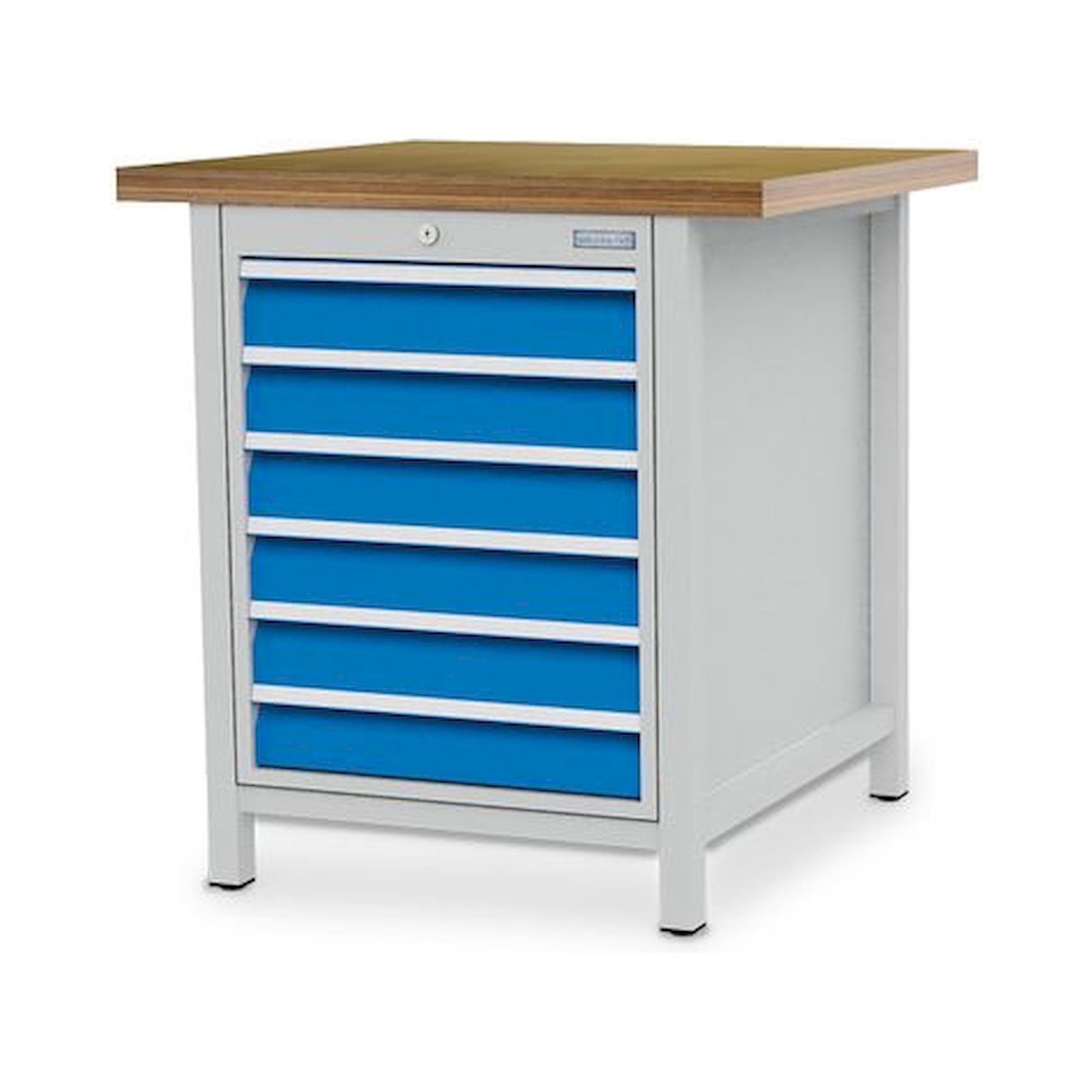 Bedrunka+Hirth 03.055.09V. Kastenwerkbank, Tiefe 750 mm, R 18-24, Schubladenanzahl: 6