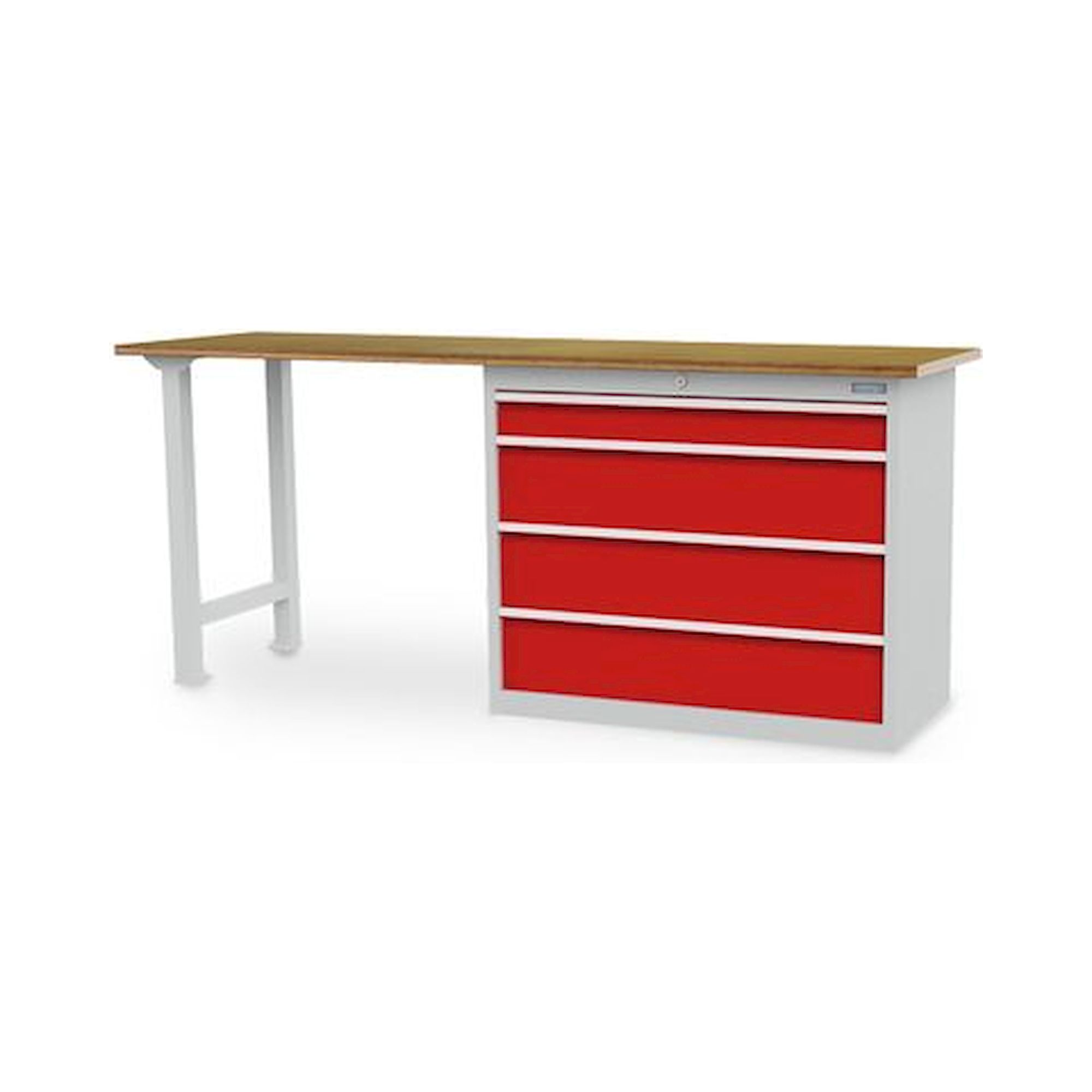 Bedrunka+Hirth 03.098.103-75. Reihenwerkbank, Tiefe 600 mm, R 36-16, Schubladenanzahl: 4