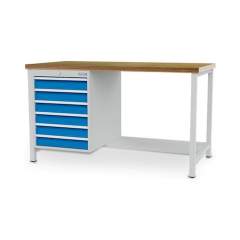 Bedrunka+Hirth 03.14.23-LV9. Kastenwerkbank, Tiefe 750 mm, R 18-24, Schubladenanzahl: 6